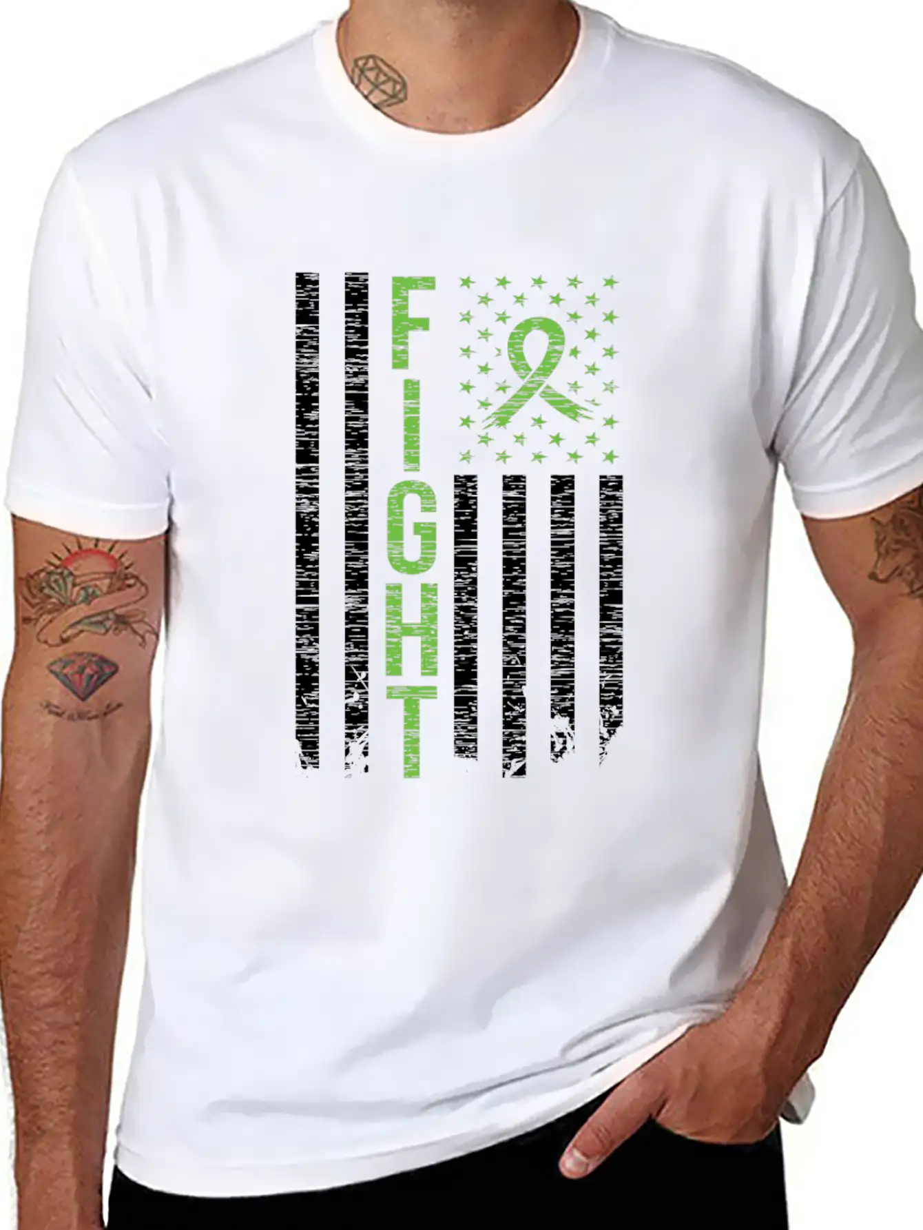 America Fights The Stigma Mental Health Matters Basic Graphic T-Shirt – Daily Comfort In Soft Cotton