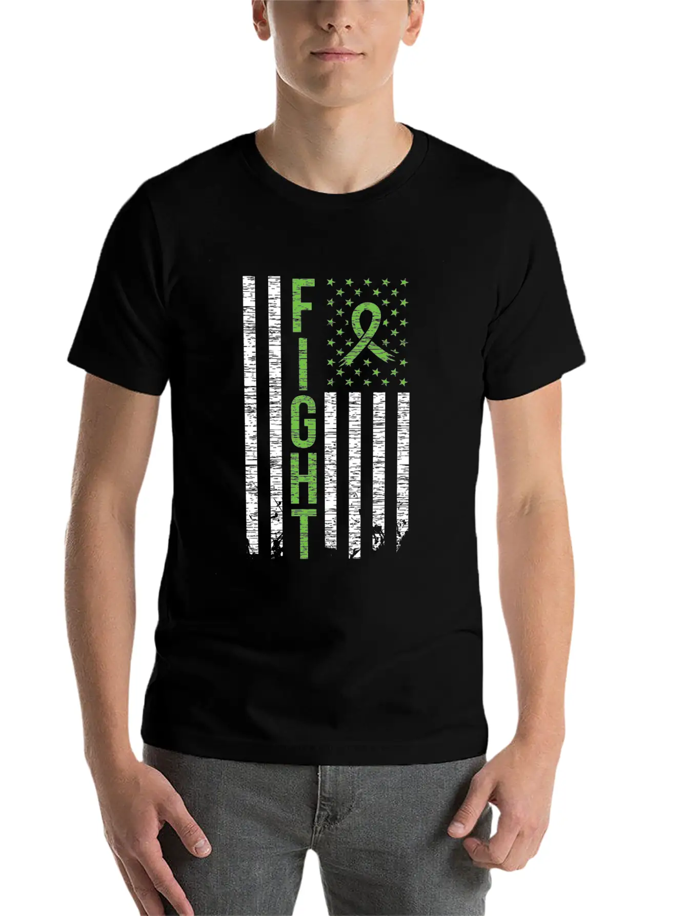 America Fights The Stigma Mental Health Matters Basic Graphic T-Shirt – Daily Comfort In Soft Cotton
