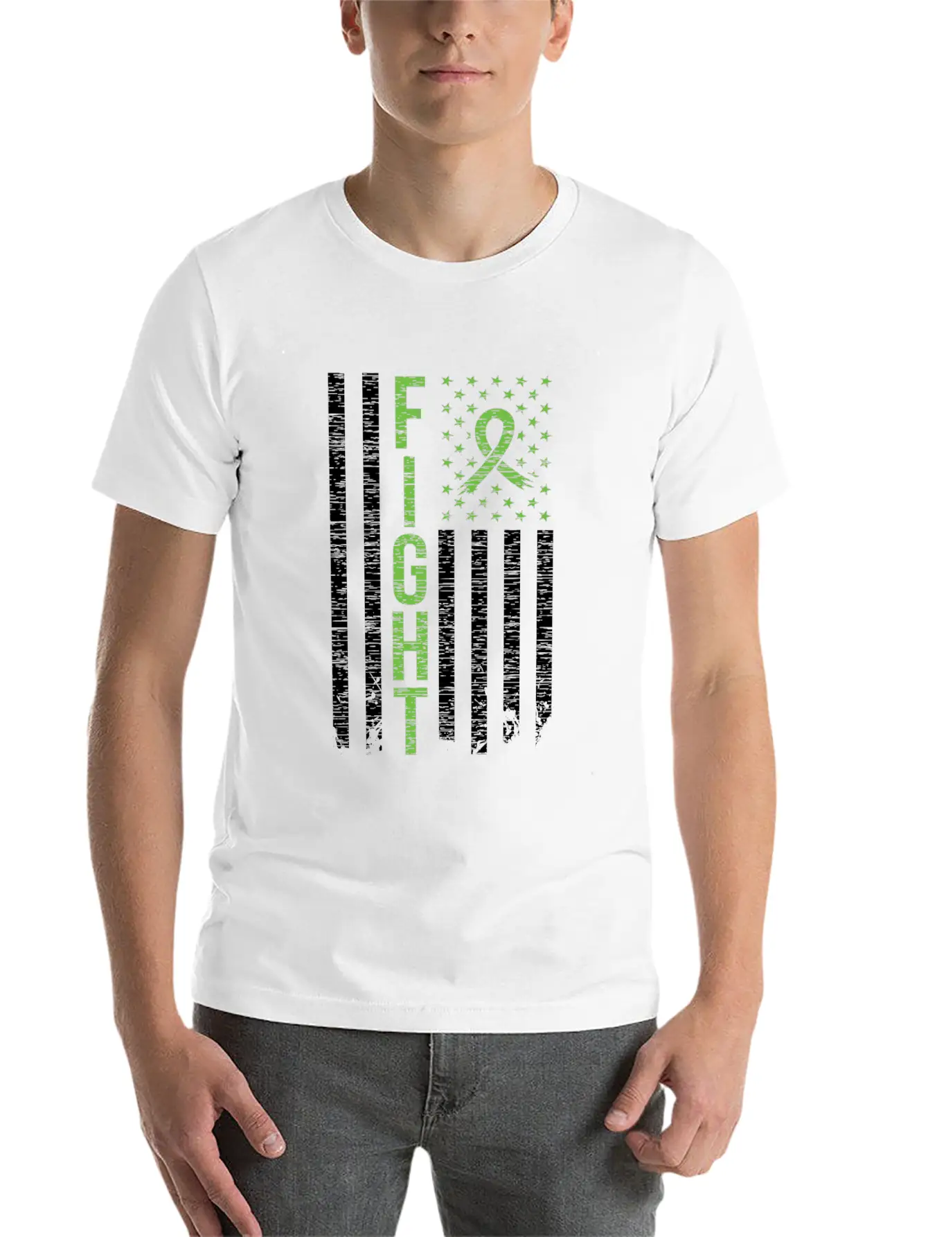 America Fights The Stigma Mental Health Matters Basic Graphic T-Shirt – Daily Comfort In Soft Cotton