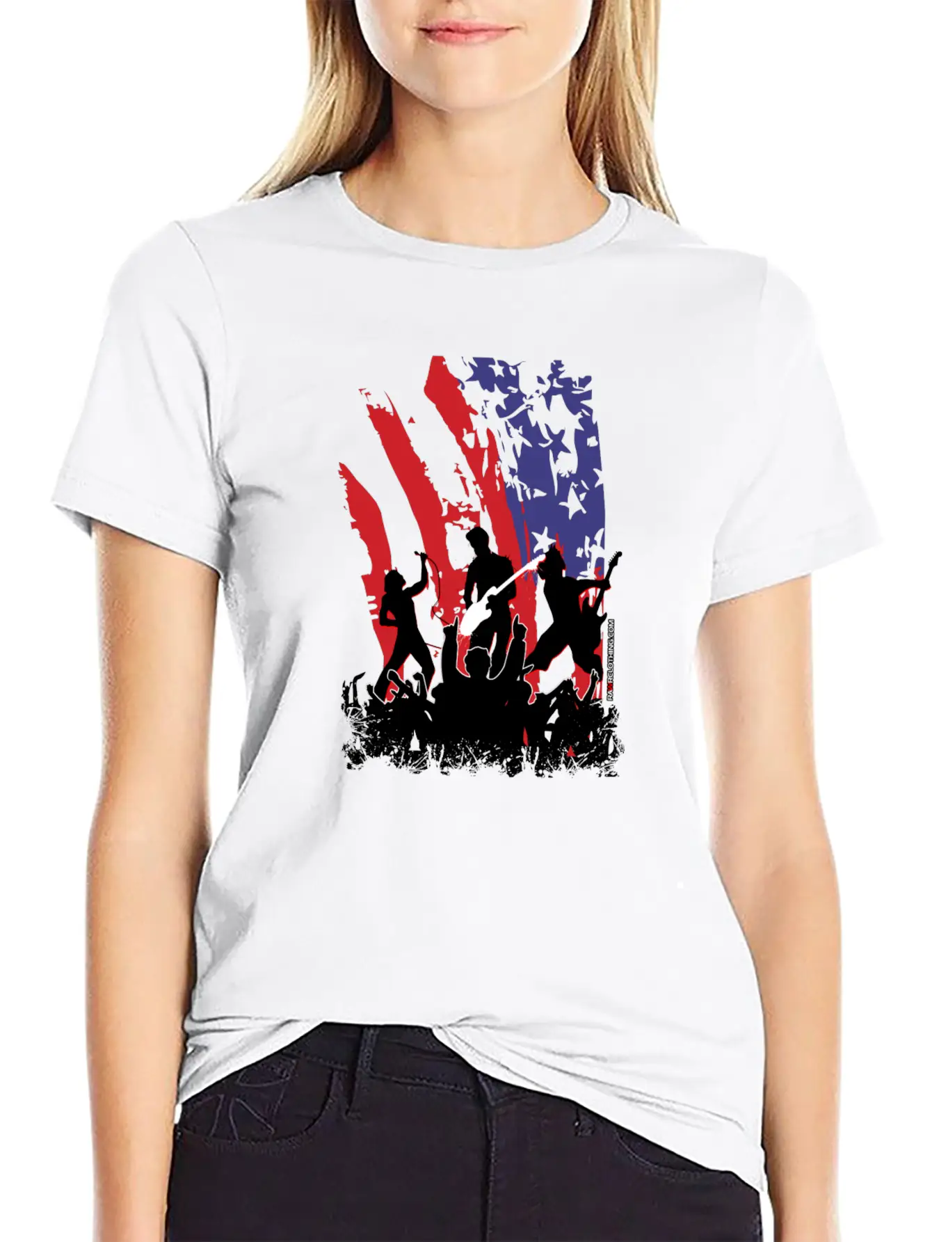 America Rocks Unisex Casual T-Shirt – Clean Design For Daily Comfort