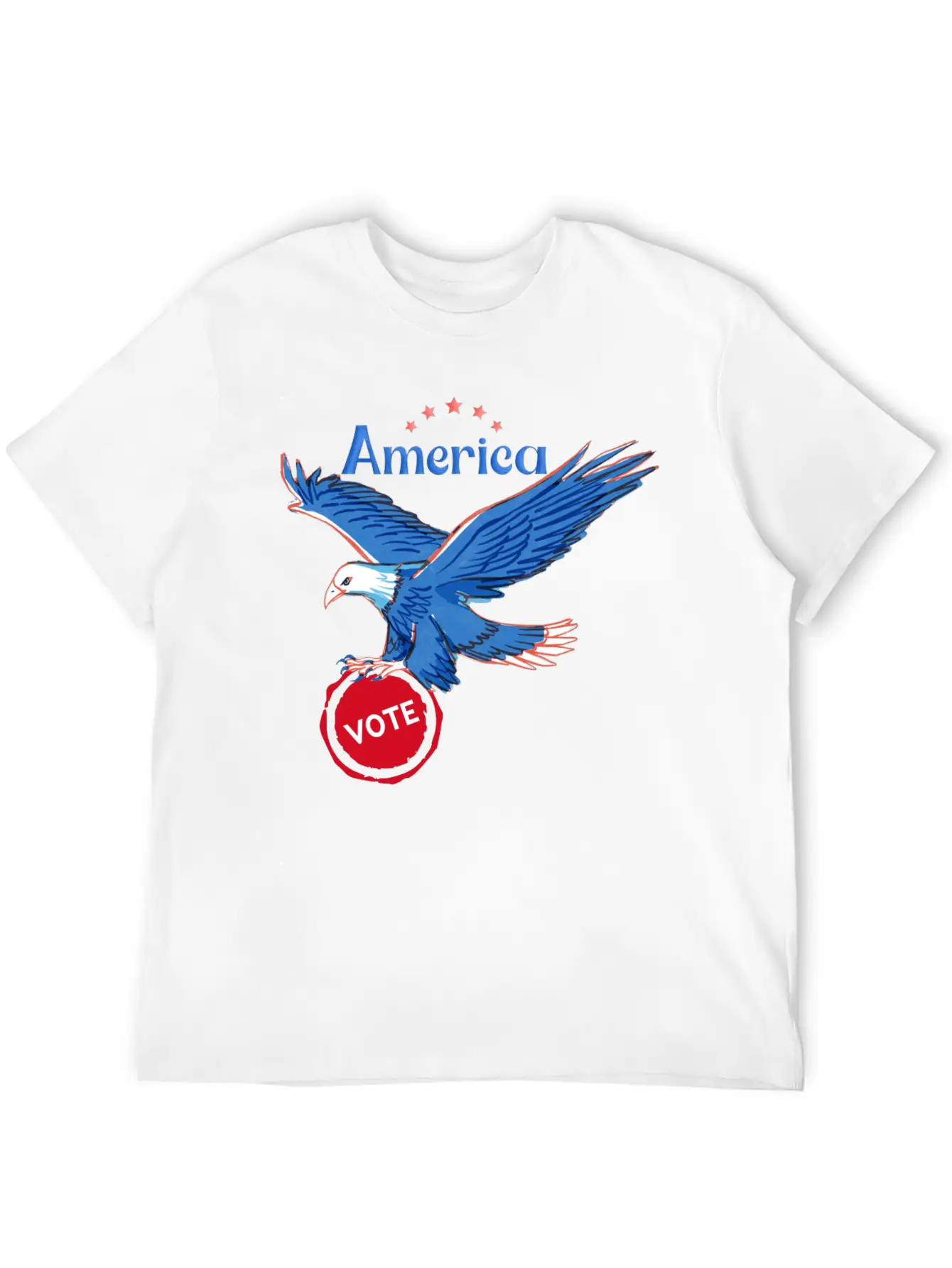 America, Vote! Unisex Casual T-Shirt – Clean Design For Daily Comfort