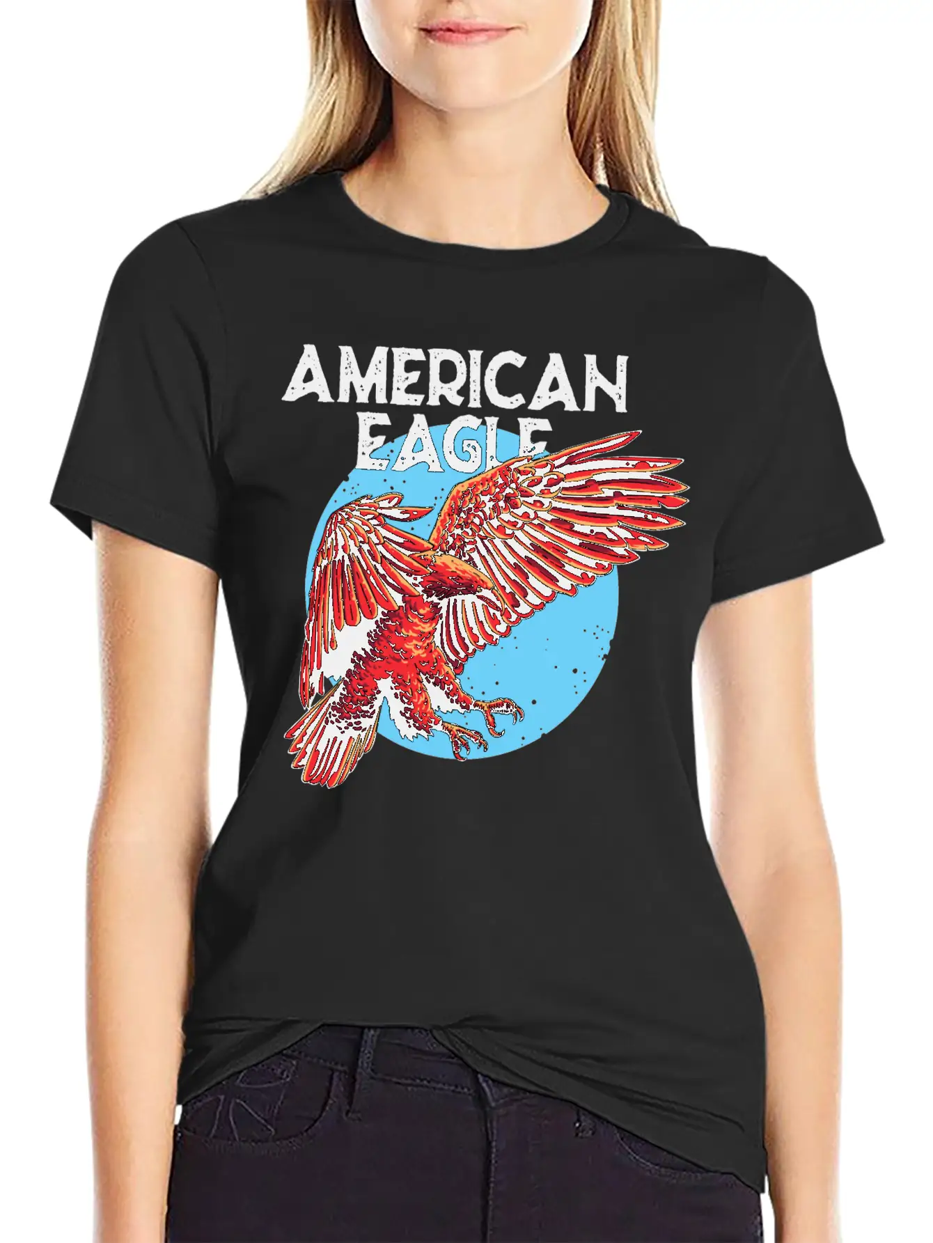 American Eagle Essential Cotton Tee For Daily Outfits – Unisex Style