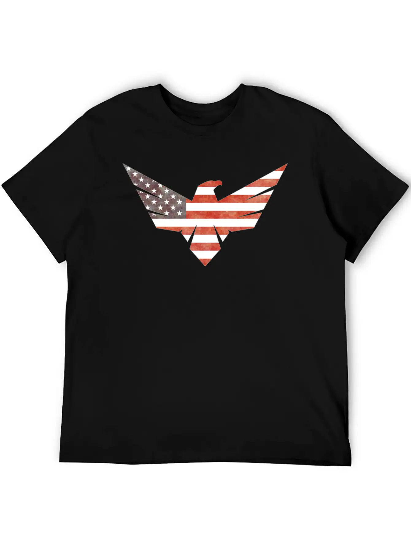 American Flag Eagle Basic Graphic T-Shirt – Daily Comfort In Soft Cotton