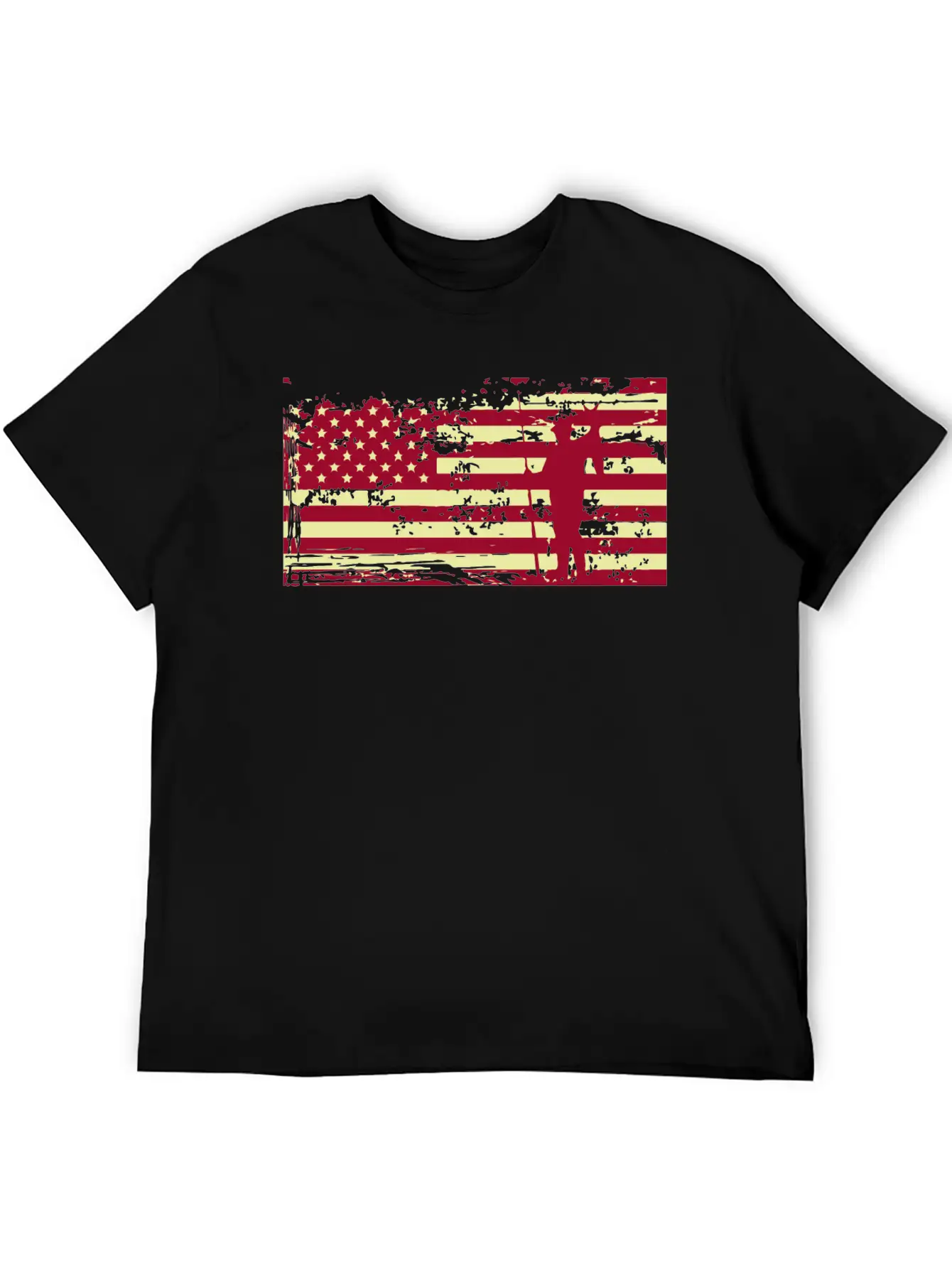 American Flag Fishing Basic Graphic T-Shirt – Daily Comfort In Soft Cotton