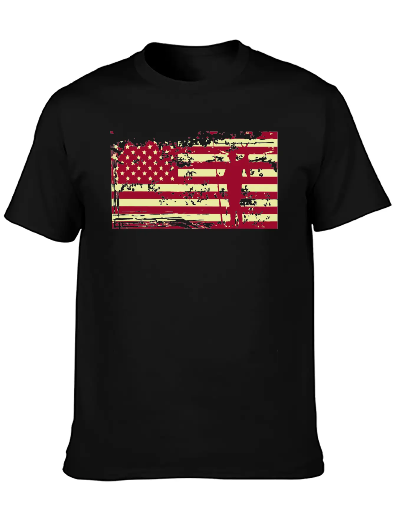 American Flag Fishing Basic Graphic T-Shirt – Daily Comfort In Soft Cotton