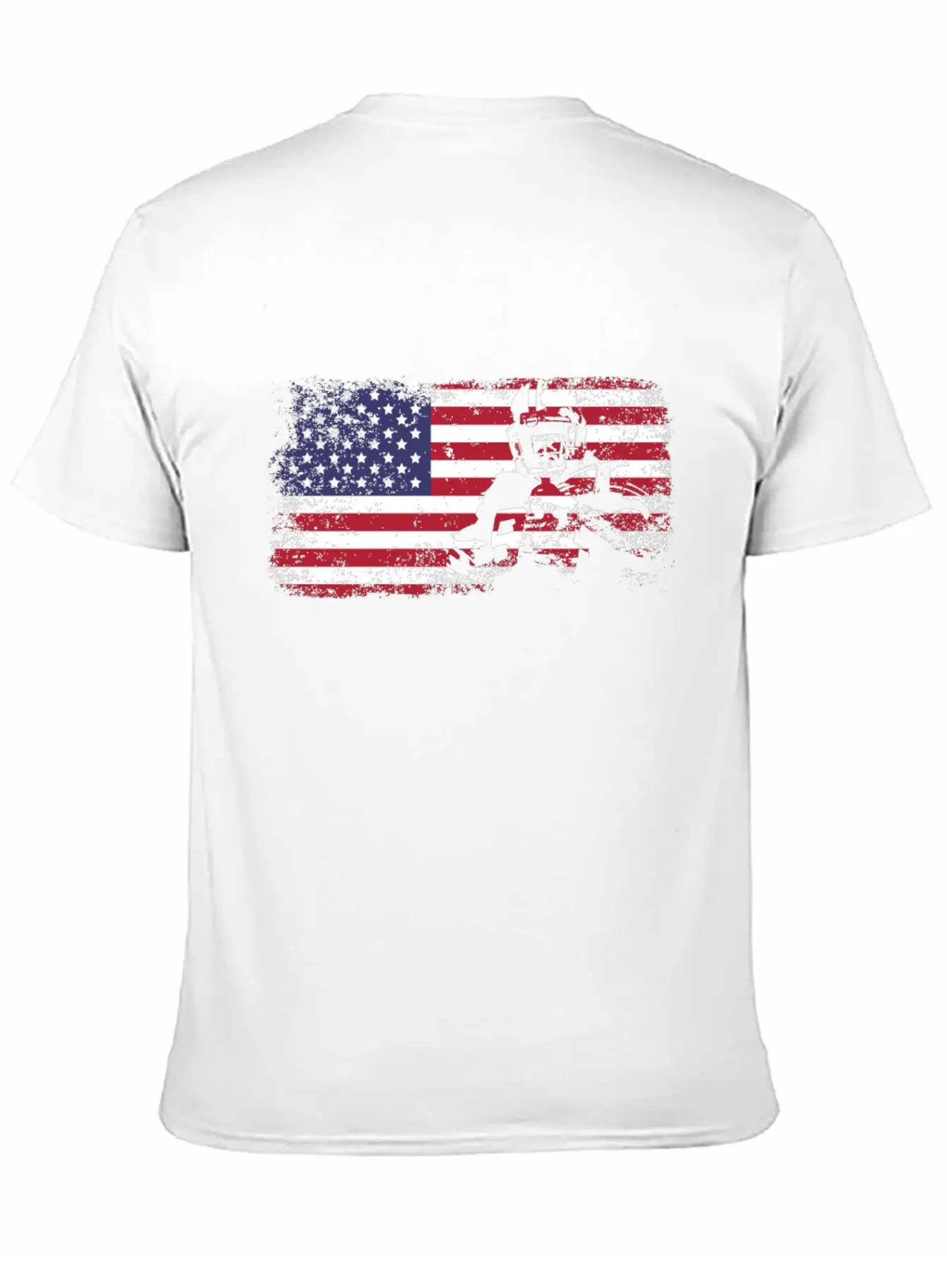 American Flag Football Basic Graphic T-Shirt – Daily Comfort In Soft Cotton
