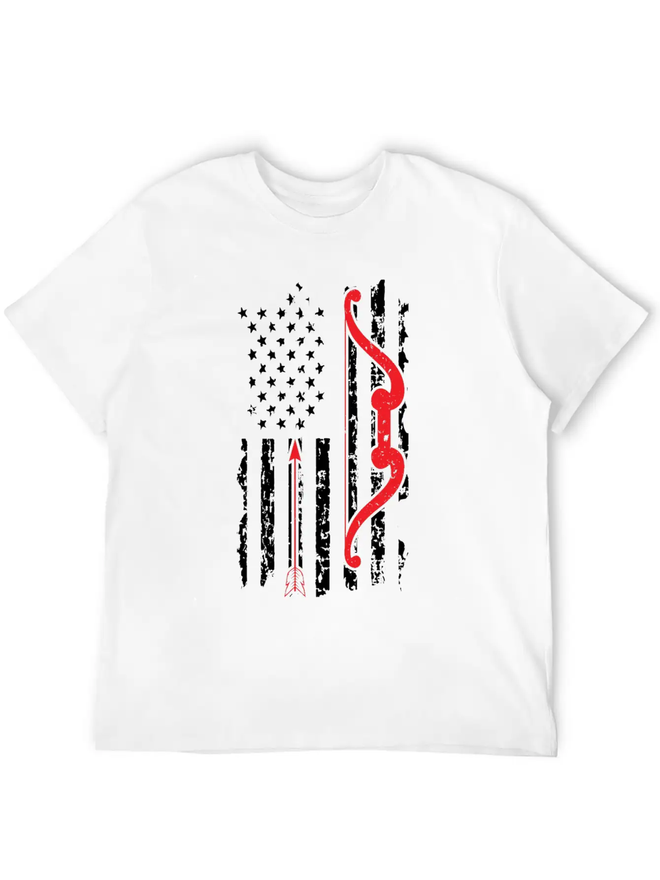 American Flag Hunting Essential Cotton Tee For Daily Outfits – Unisex Style