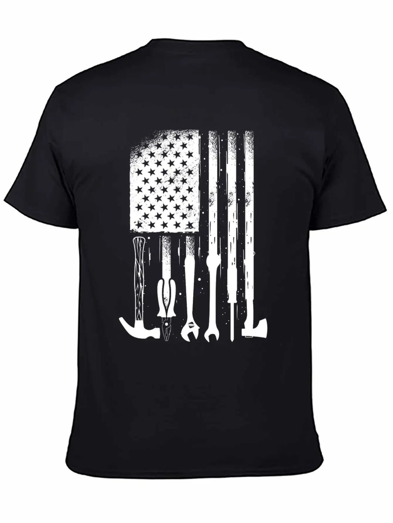 American Flag Mechanic Tools Proud Craftsman USA Unisex Casual T-Shirt – Clean Design For Daily Comfort