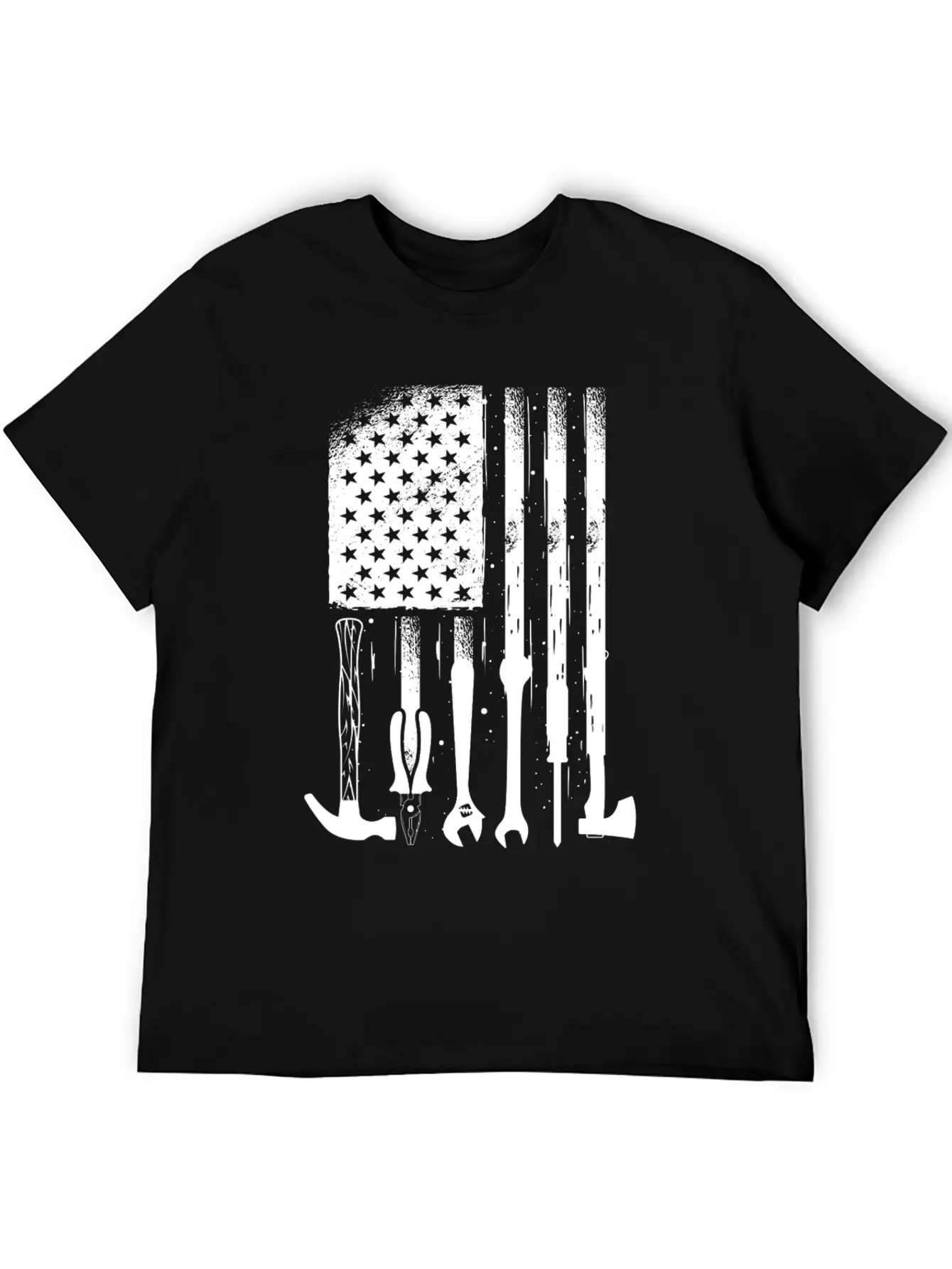 American Flag Mechanic Tools Proud Craftsman USA Unisex Casual T-Shirt – Clean Design For Daily Comfort