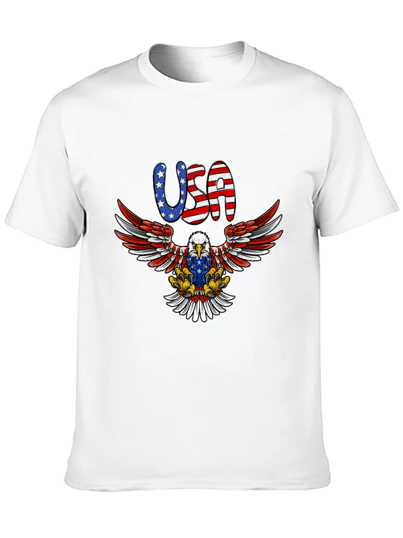 American Flag T-shirt Relaxed Everyday Tee – Lightweight And Durable Cotton