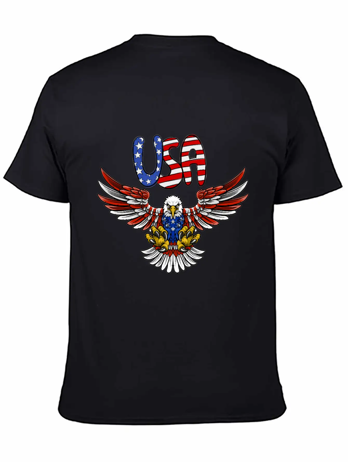 American Flag T-shirt Relaxed Everyday Tee – Lightweight And Durable Cotton