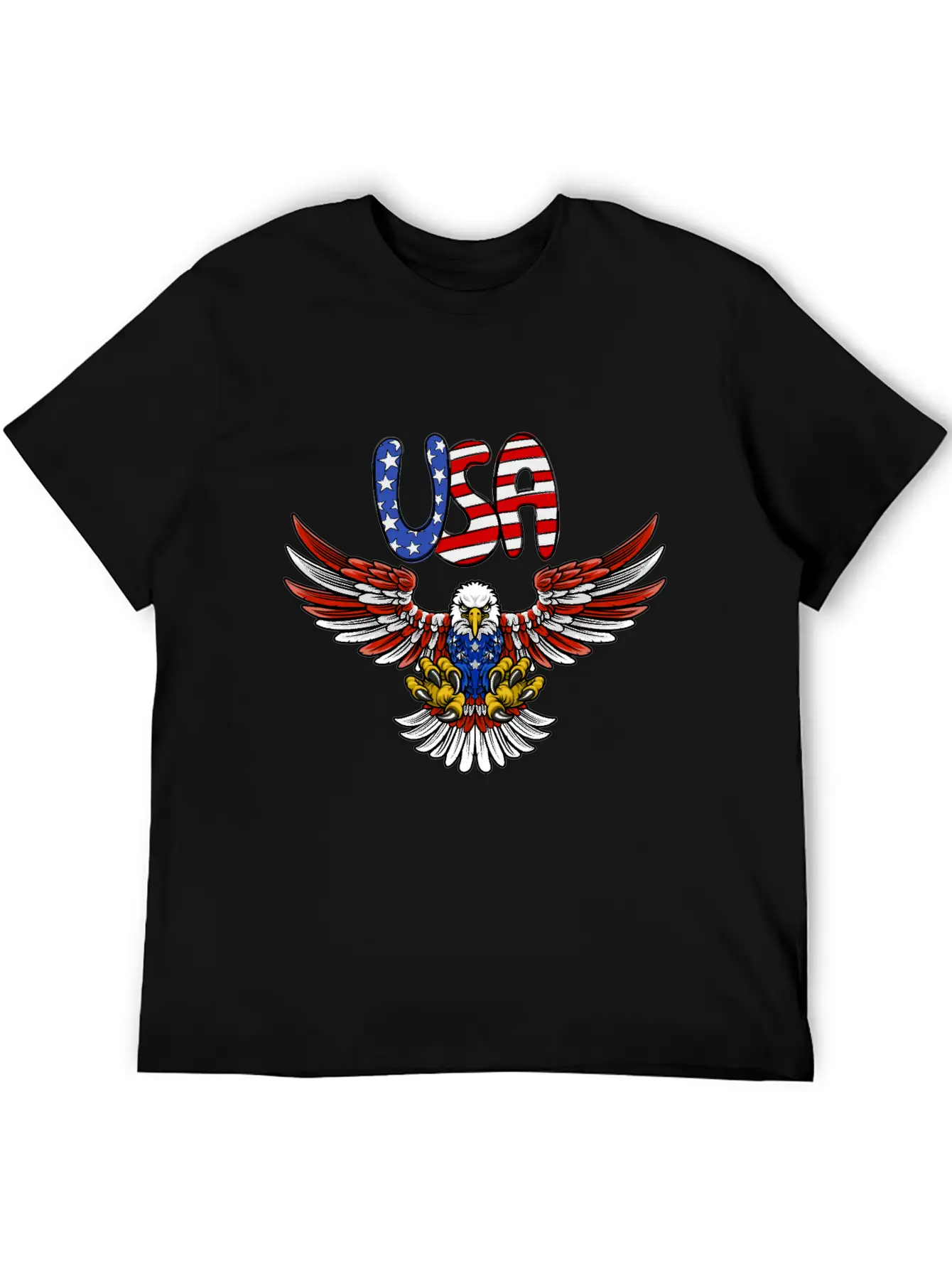American Flag T-shirt Relaxed Everyday Tee – Lightweight And Durable Cotton