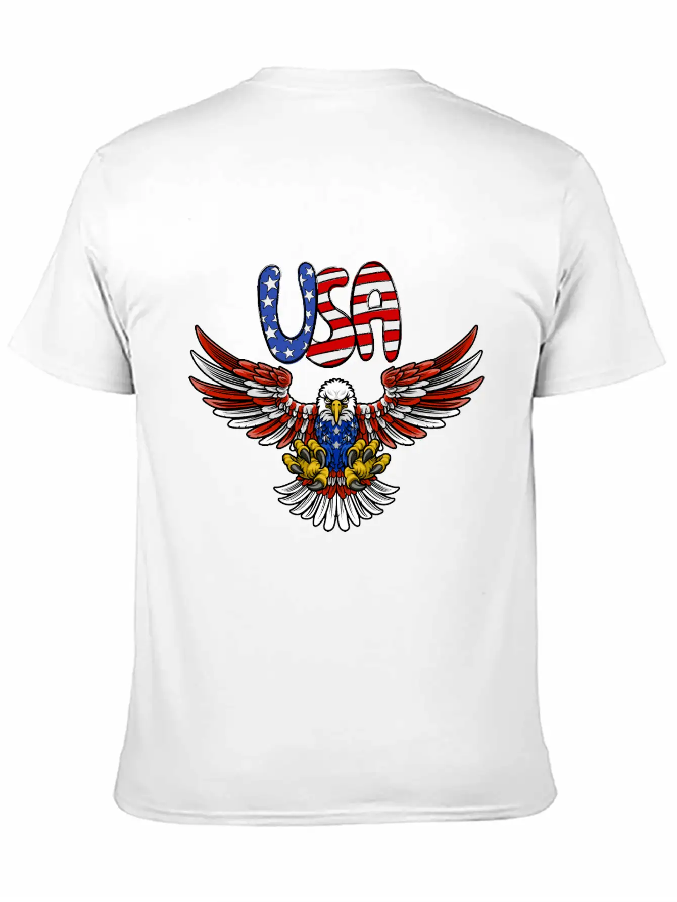 American Flag T-shirt Relaxed Everyday Tee – Lightweight And Durable Cotton
