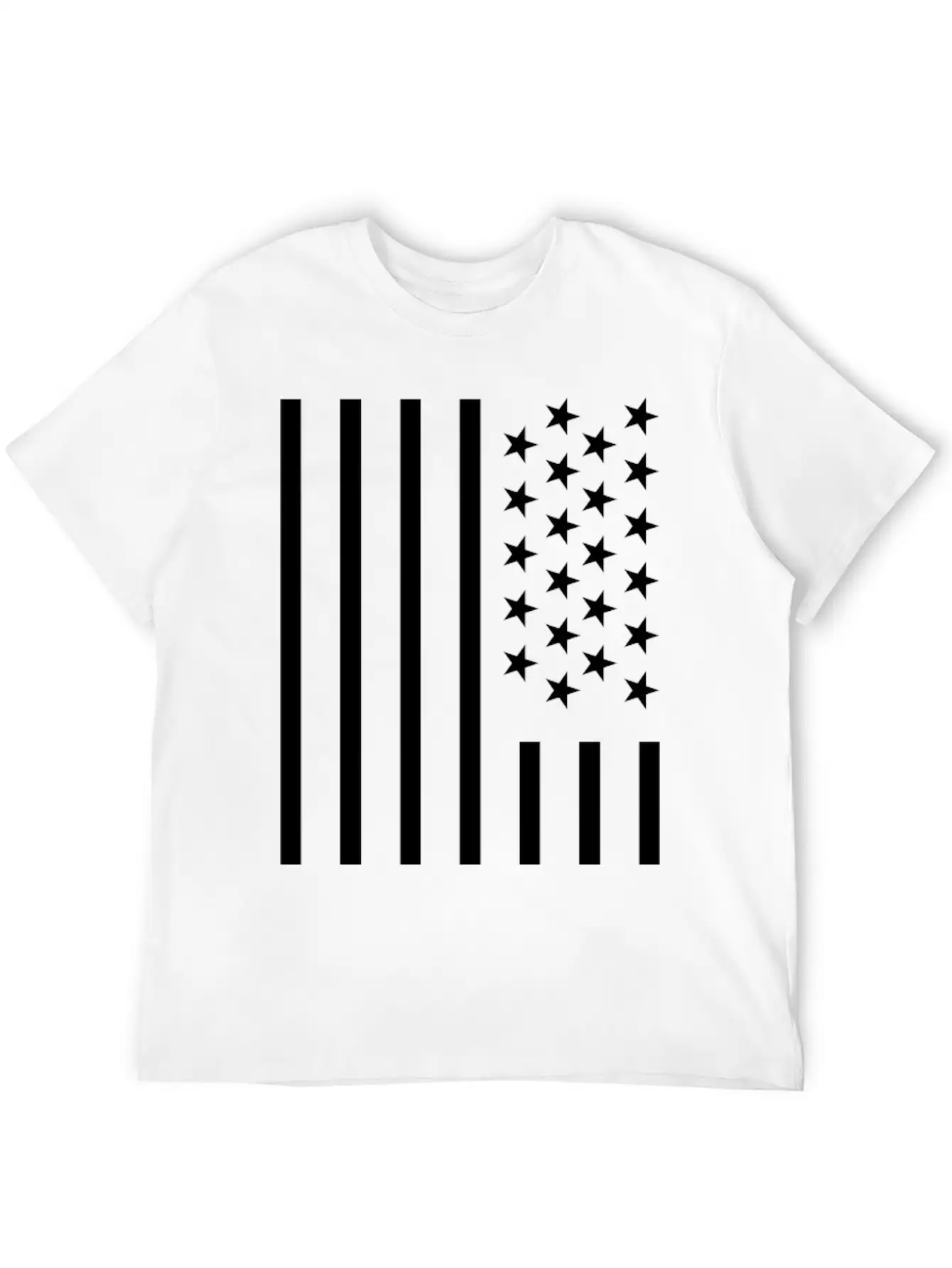 American Flag Unisex Casual T-Shirt – Clean Design For Daily Comfort