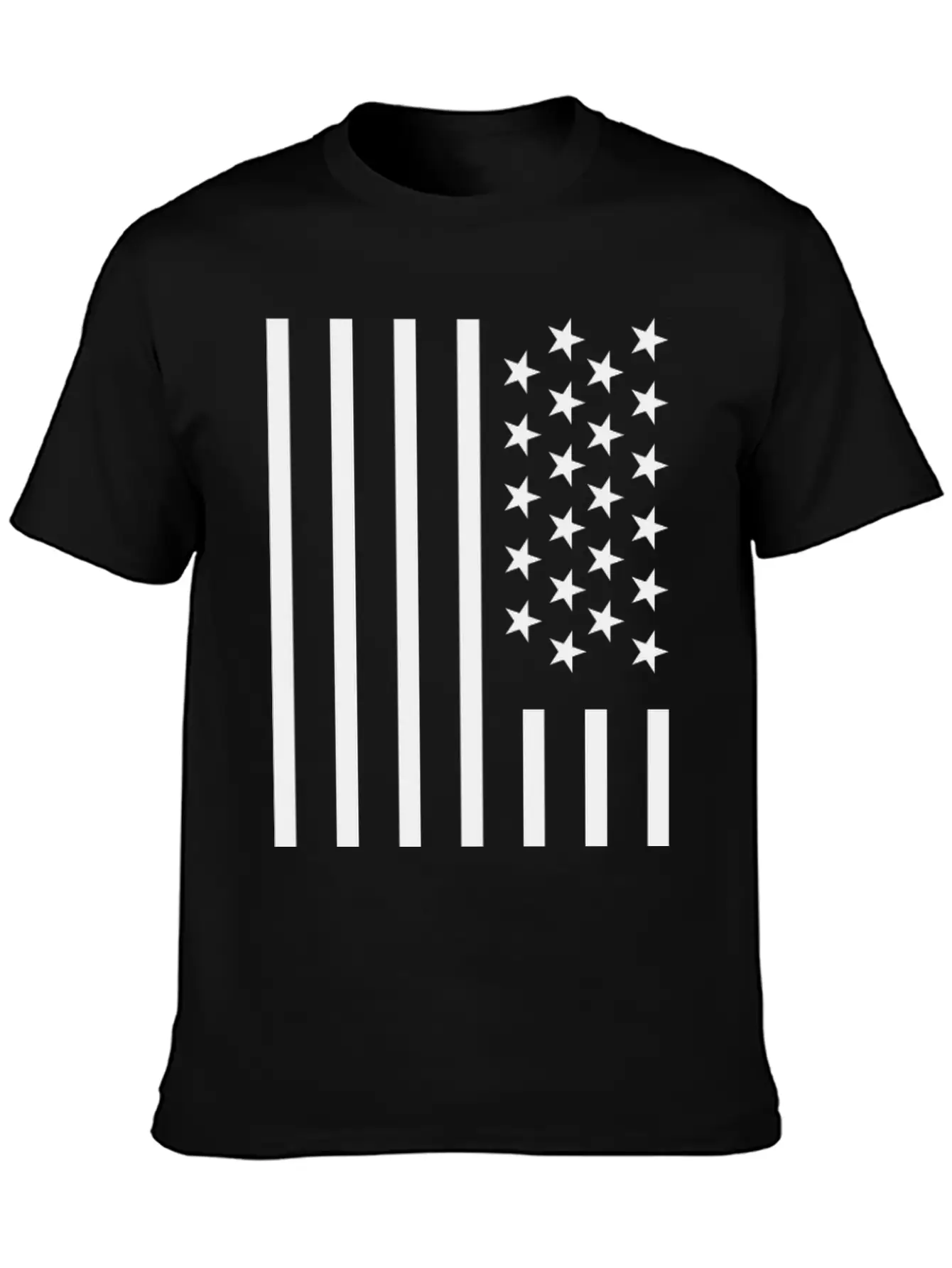 American Flag Unisex Casual T-Shirt – Clean Design For Daily Comfort