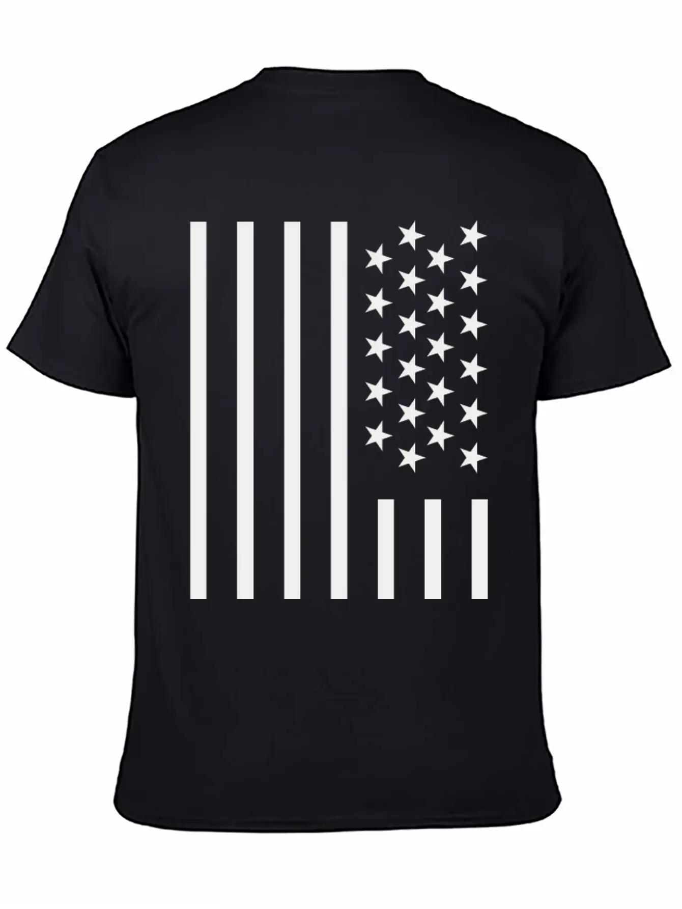 American Flag Unisex Casual T-Shirt – Clean Design For Daily Comfort