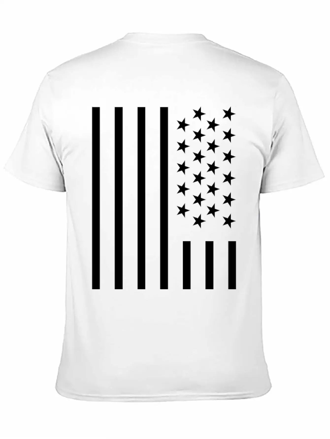 American Flag Unisex Casual T-Shirt – Clean Design For Daily Comfort