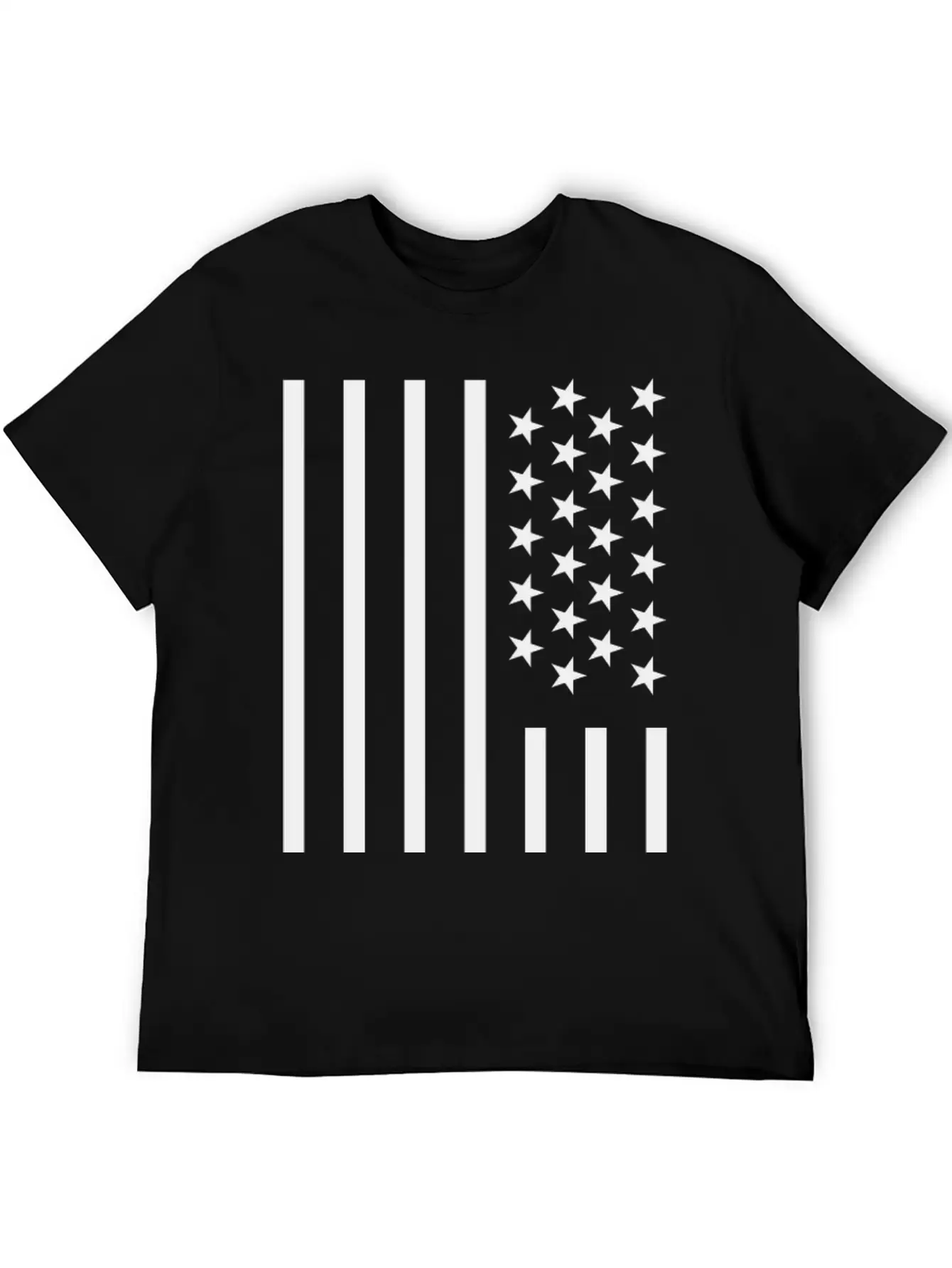 American Flag Unisex Casual T-Shirt – Clean Design For Daily Comfort