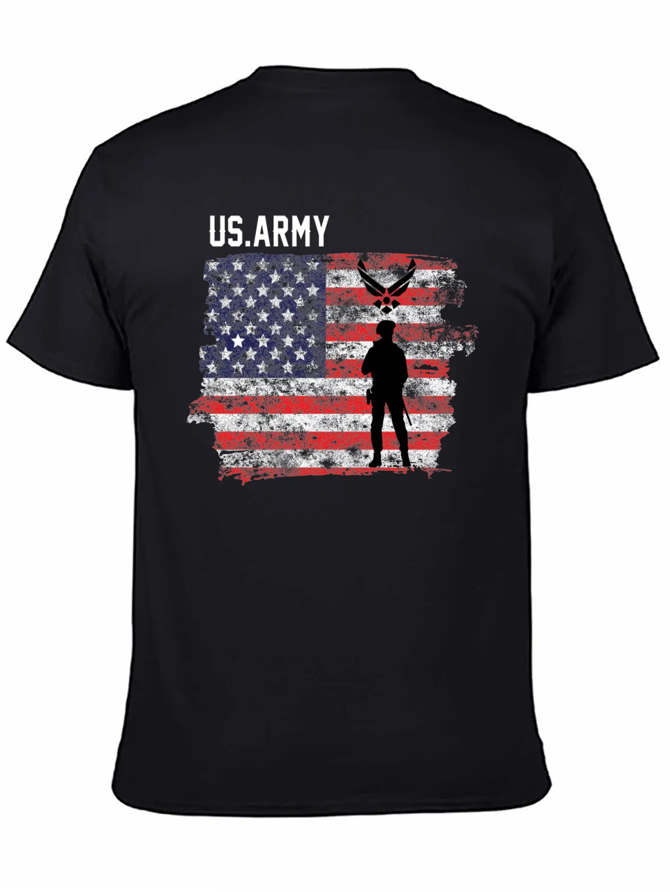 American Flag Veteran Unisex Casual T-Shirt – Clean Design For Daily Comfort