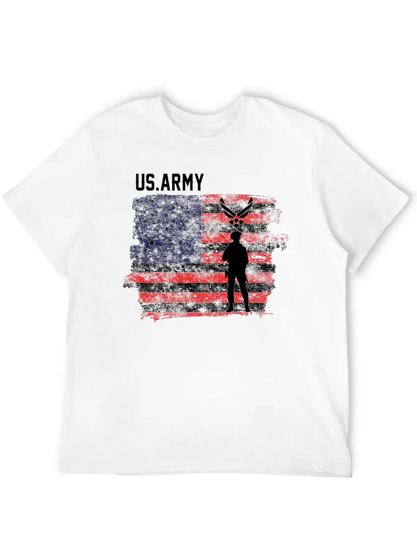 American Flag Veteran Unisex Casual T-Shirt – Clean Design For Daily Comfort