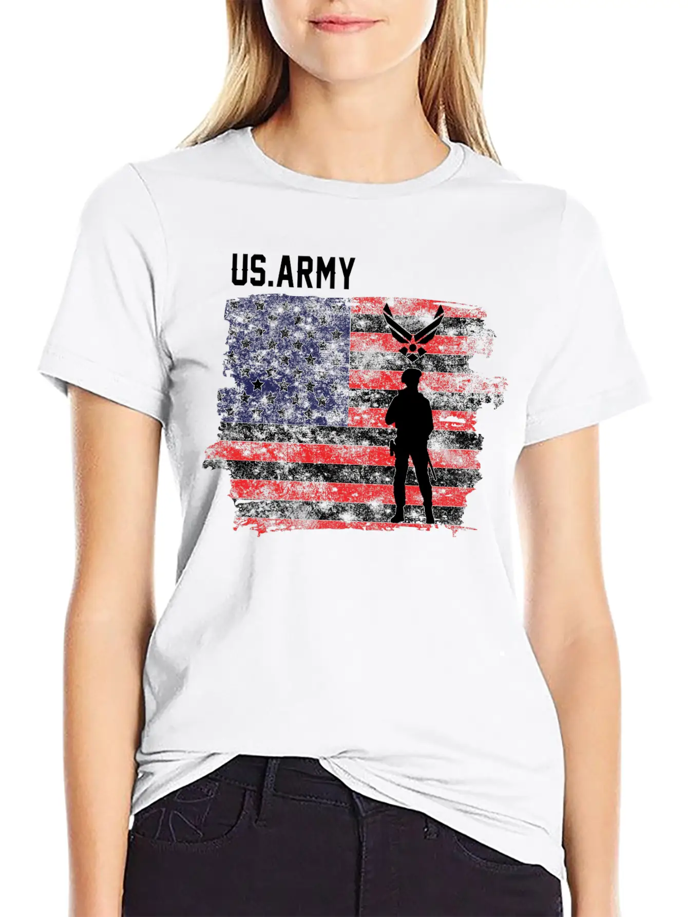 American Flag Veteran Unisex Casual T-Shirt – Clean Design For Daily Comfort