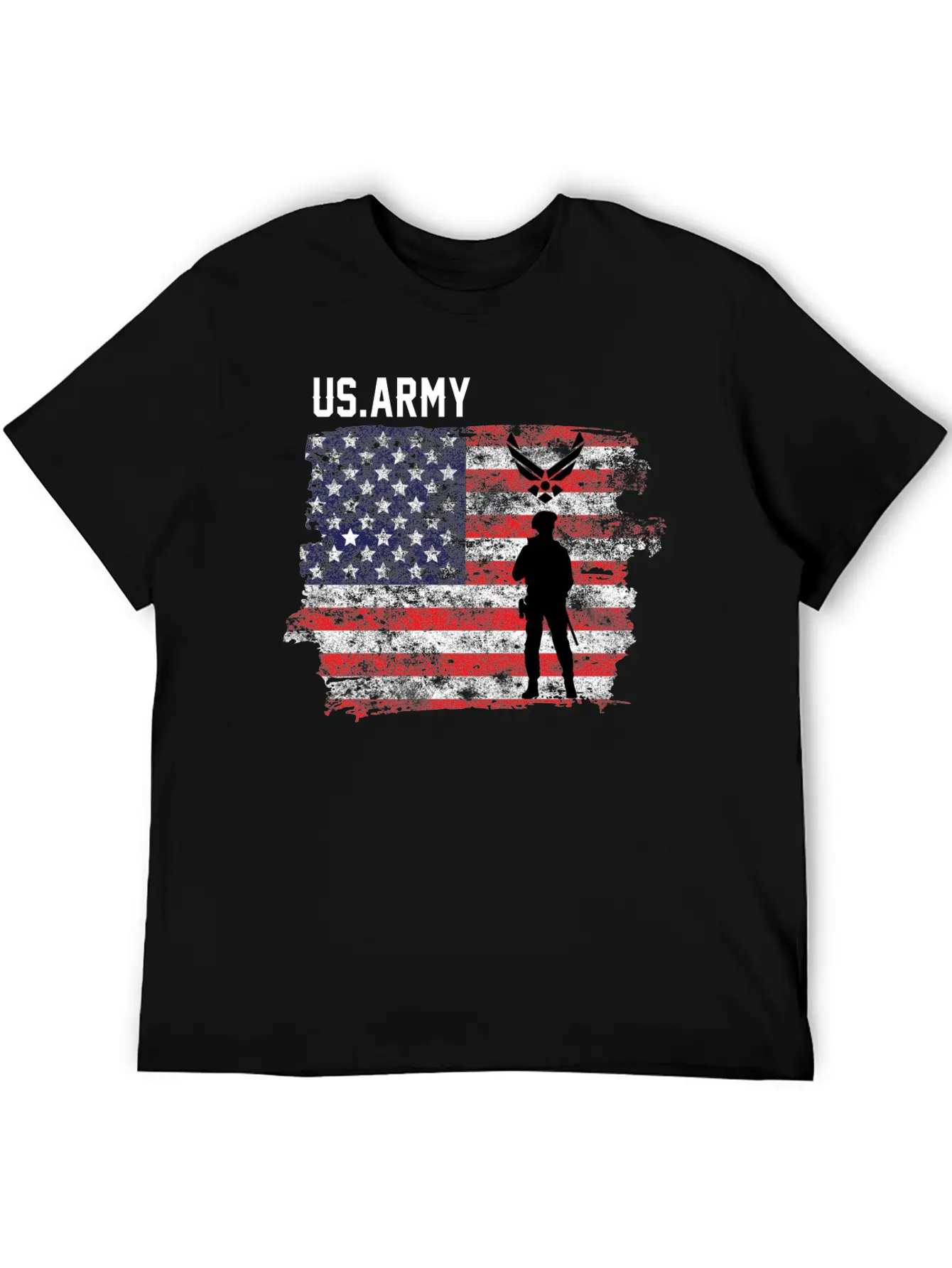American Flag Veteran Unisex Casual T-Shirt – Clean Design For Daily Comfort