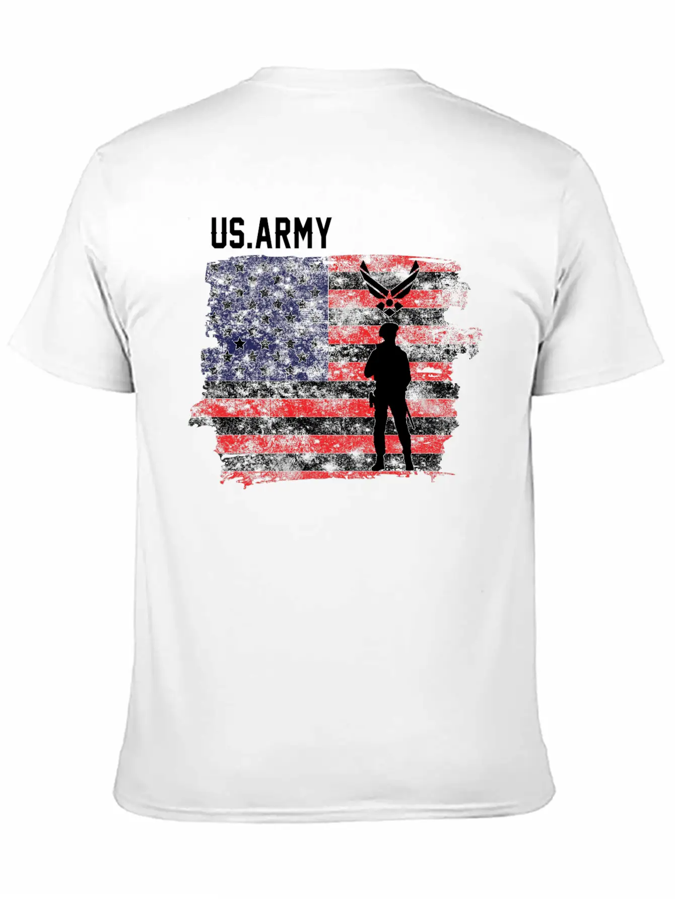 American Flag Veteran Unisex Casual T-Shirt – Clean Design For Daily Comfort