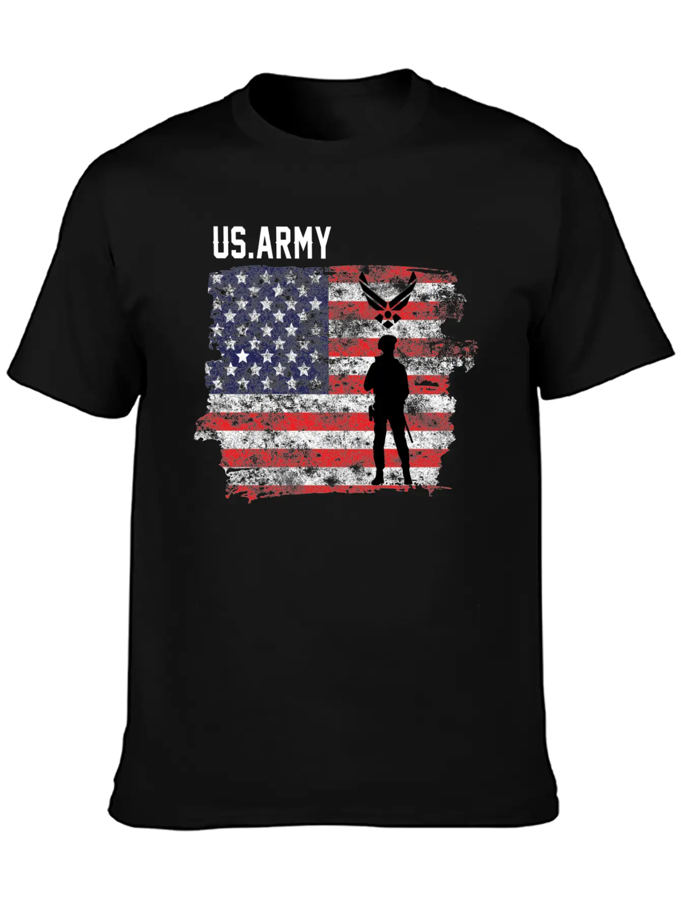 American Flag Veteran Unisex Casual T-Shirt – Clean Design For Daily Comfort