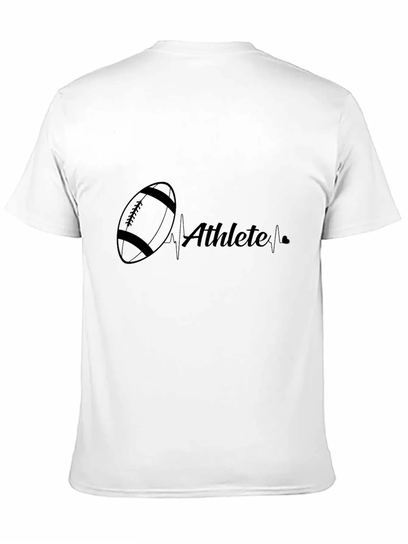 American Football Athlete Unisex Casual T-Shirt ��� Clean Design For Daily Comfort
