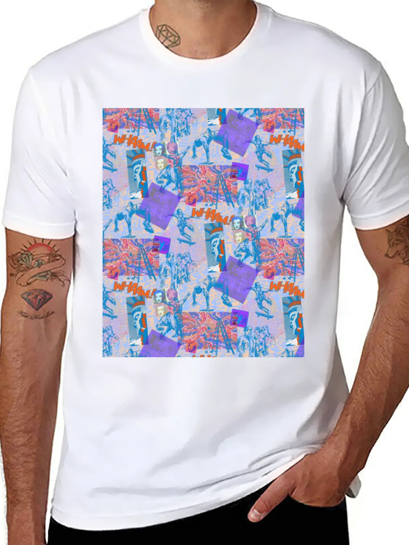 American Graffiti Rap Modern Fit Casual T-Shirt ��� Clean And Versatile Design