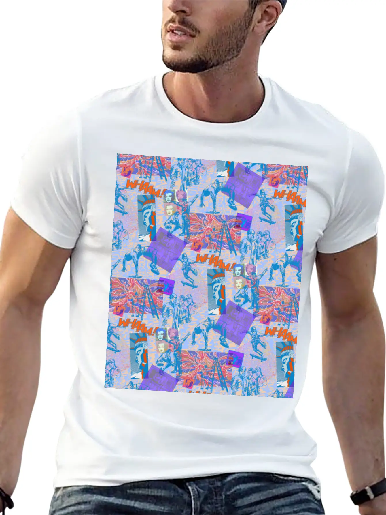 American Graffiti Rap Modern Fit Casual T-Shirt ��� Clean And Versatile Design