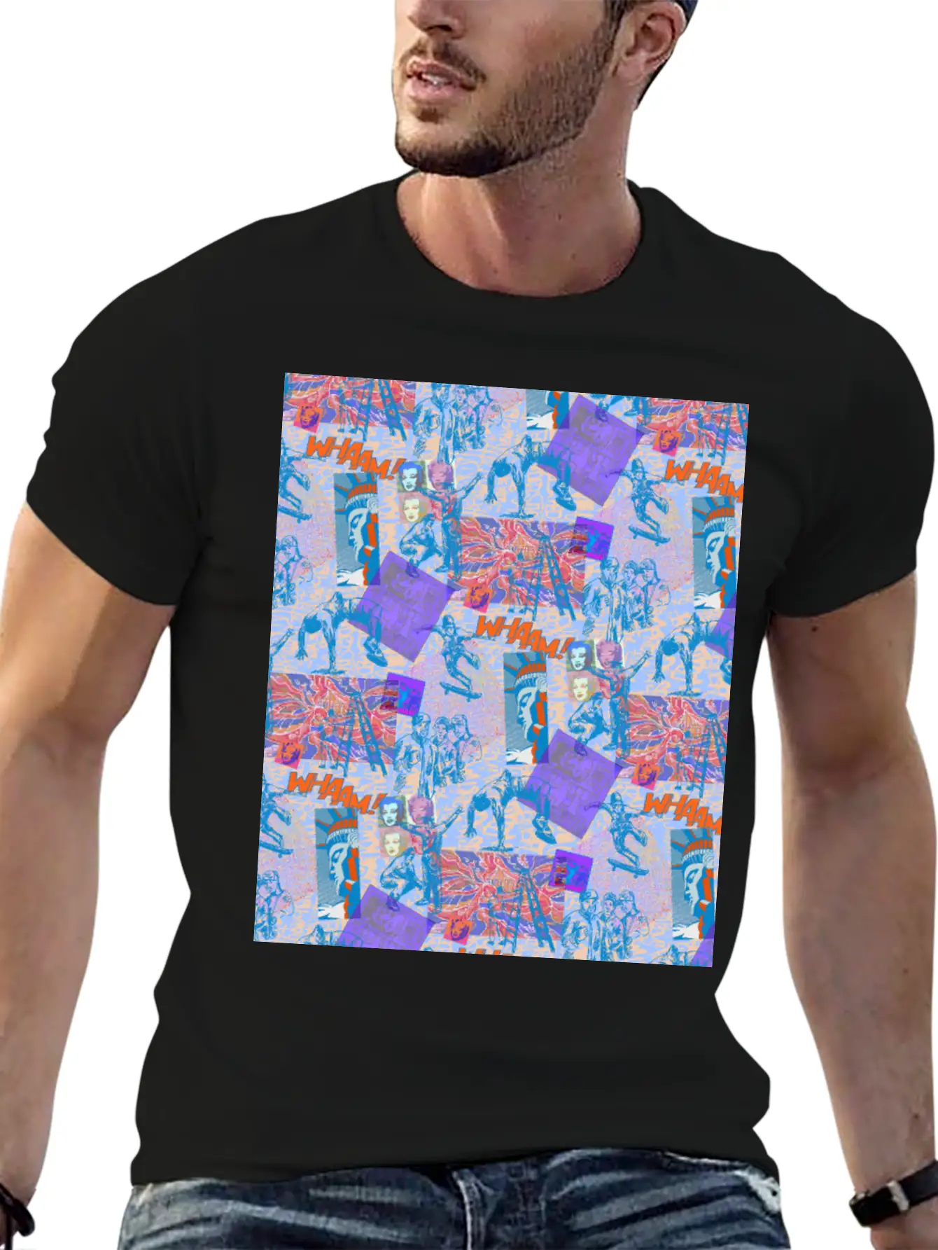 American Graffiti Rap Modern Fit Casual T-Shirt ��� Clean And Versatile Design