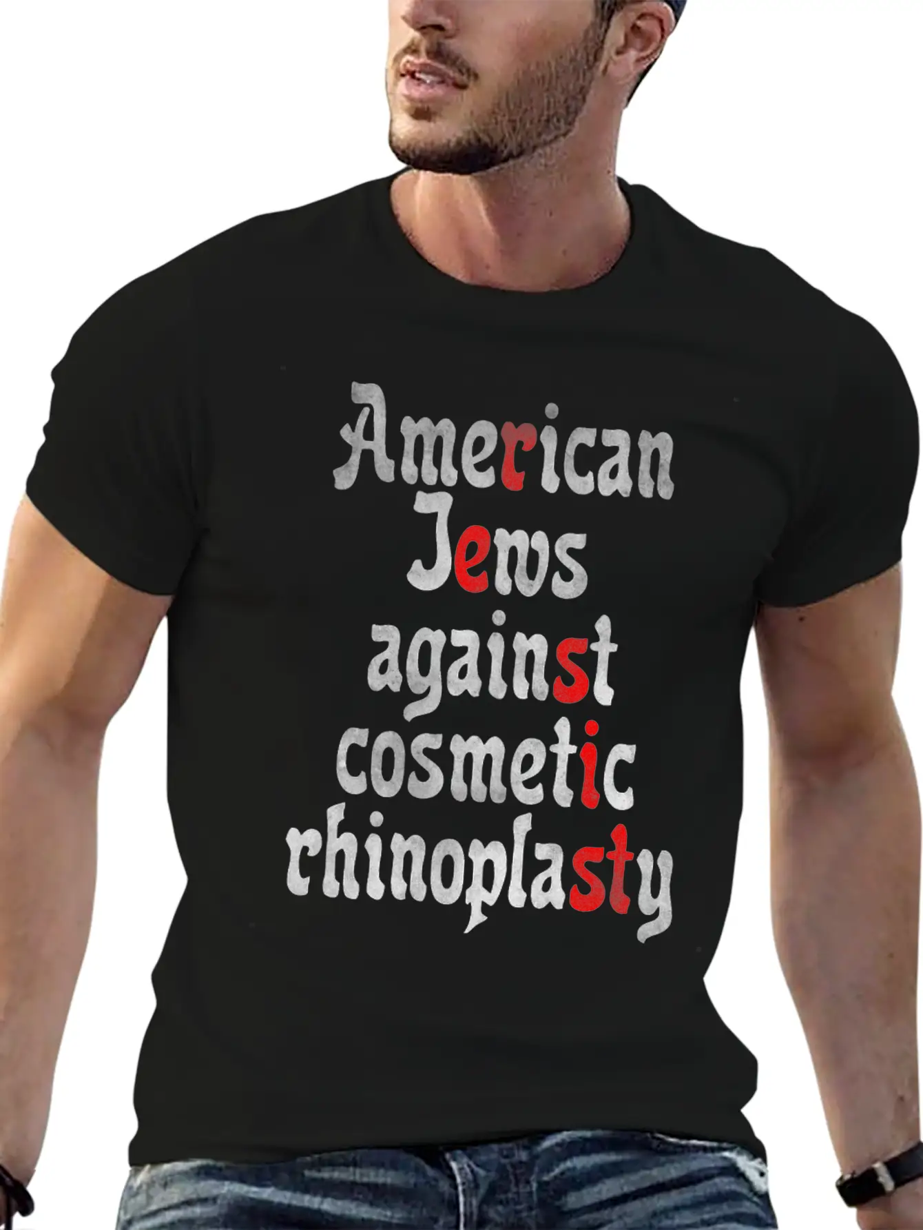American Jews Against Cosmetic Rhinoplasty Classic Fit Graphic Tee For Daily Comfort – Unisex Cotton Shirt