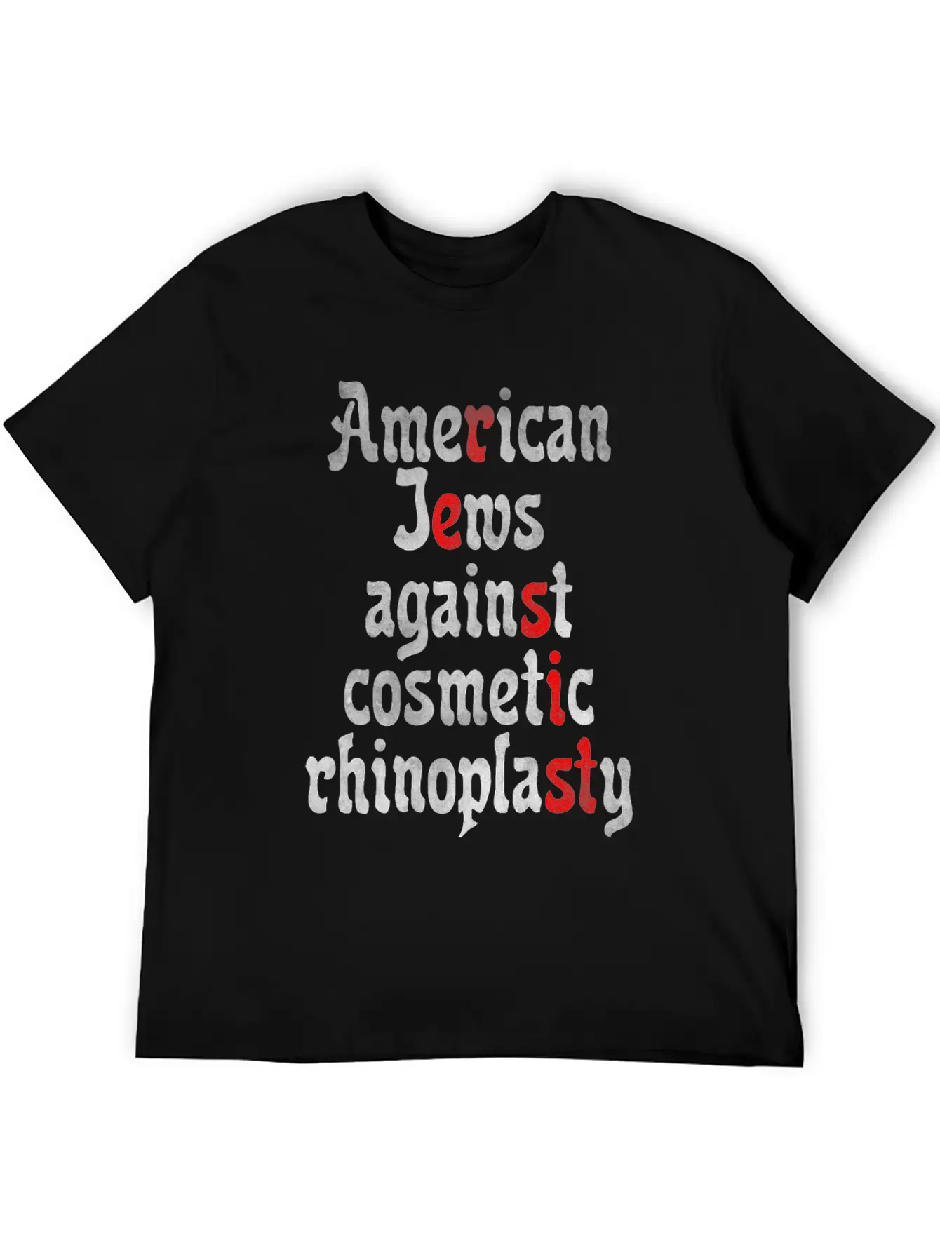 American Jews Against Cosmetic Rhinoplasty Classic Fit Graphic Tee For Daily Comfort – Unisex Cotton Shirt