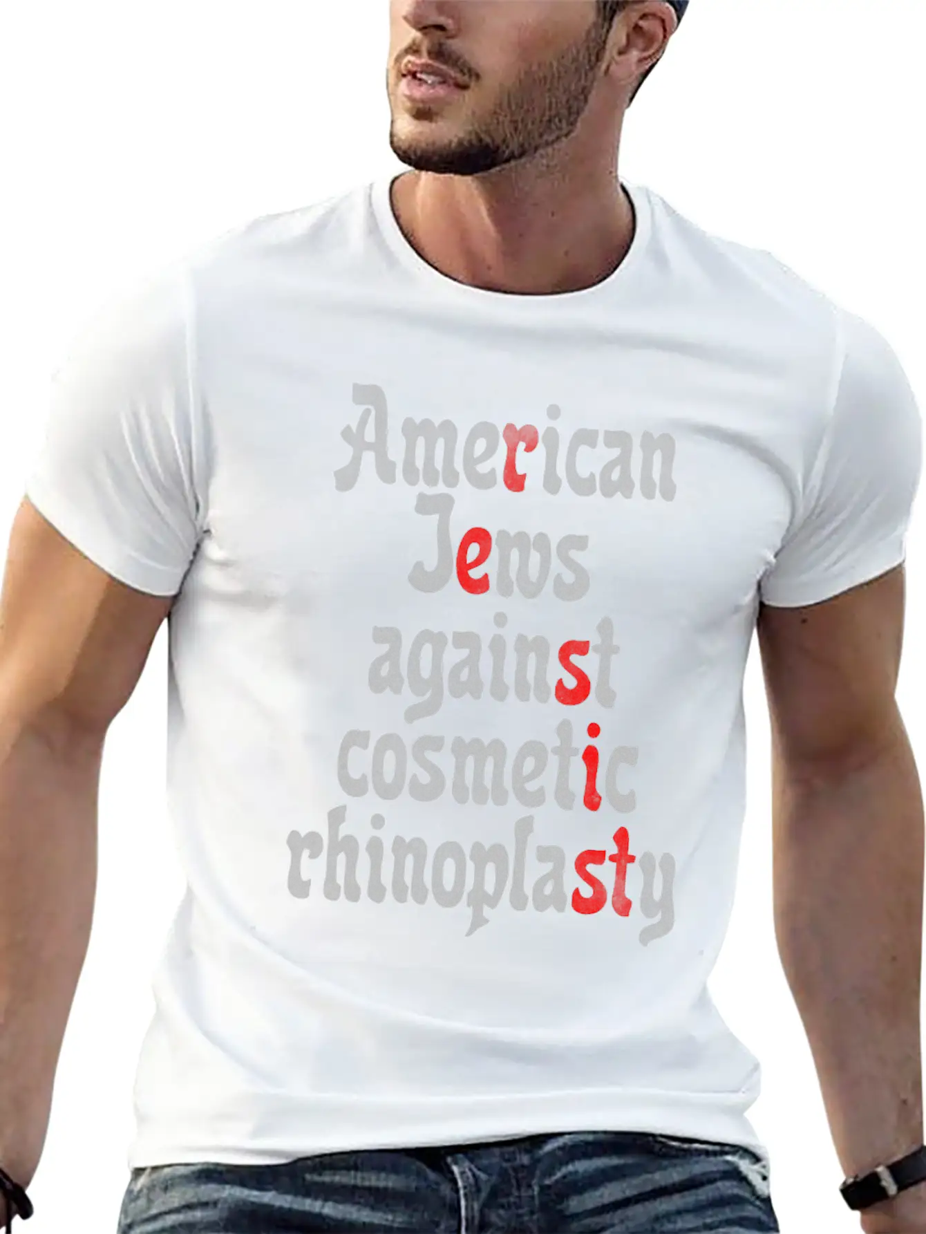 American Jews Against Cosmetic Rhinoplasty Classic Fit Graphic Tee For Daily Comfort – Unisex Cotton Shirt