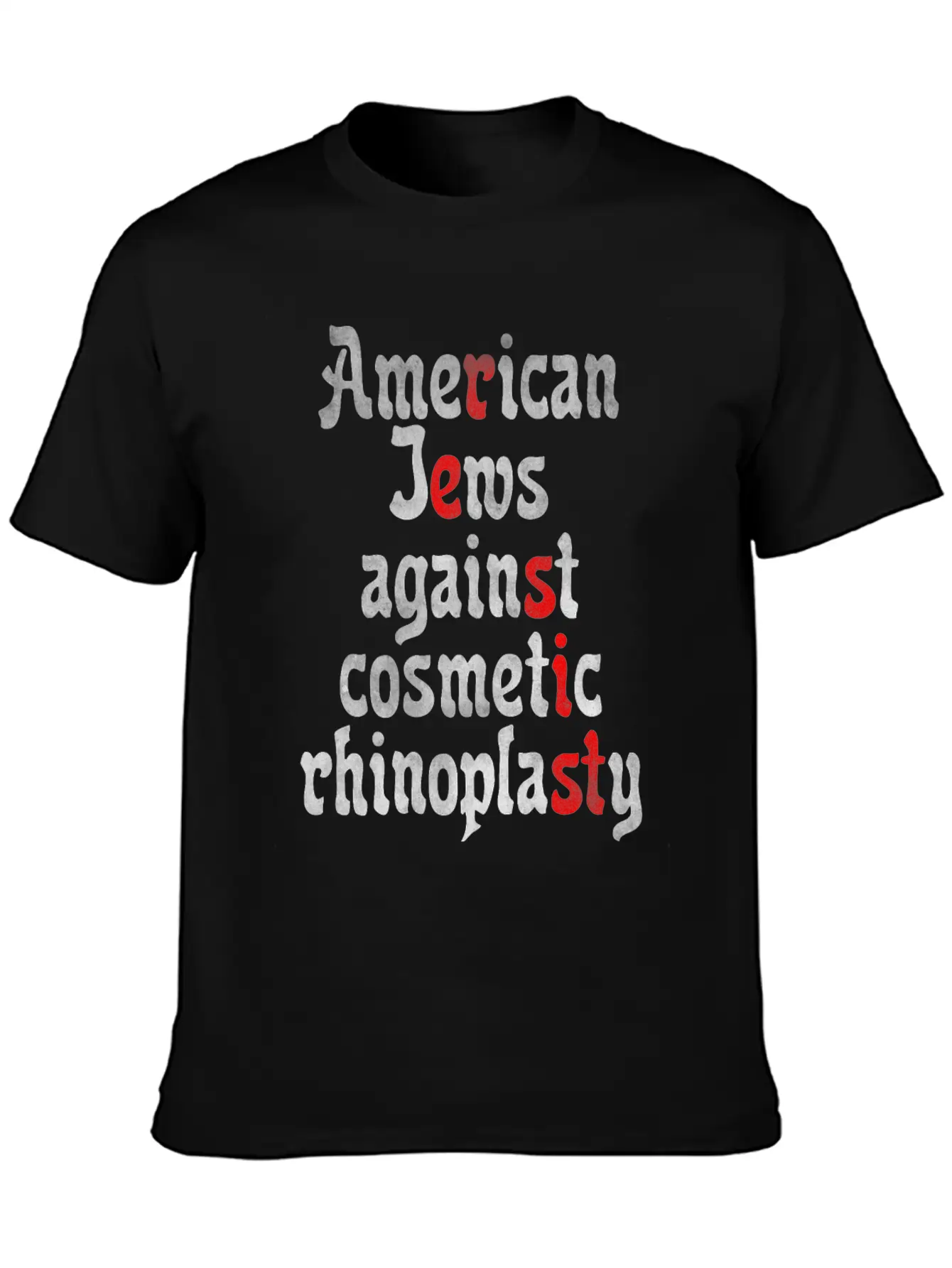 American Jews Against Cosmetic Rhinoplasty Classic Fit Graphic Tee For Daily Comfort – Unisex Cotton Shirt