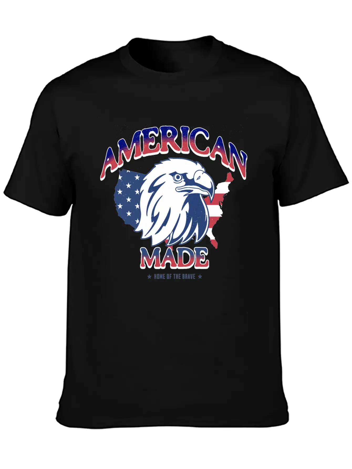 American Made HOME OF THE BRAVE Soft Cotton Short Sleeve Tee – Unisex Wardrobe Staple