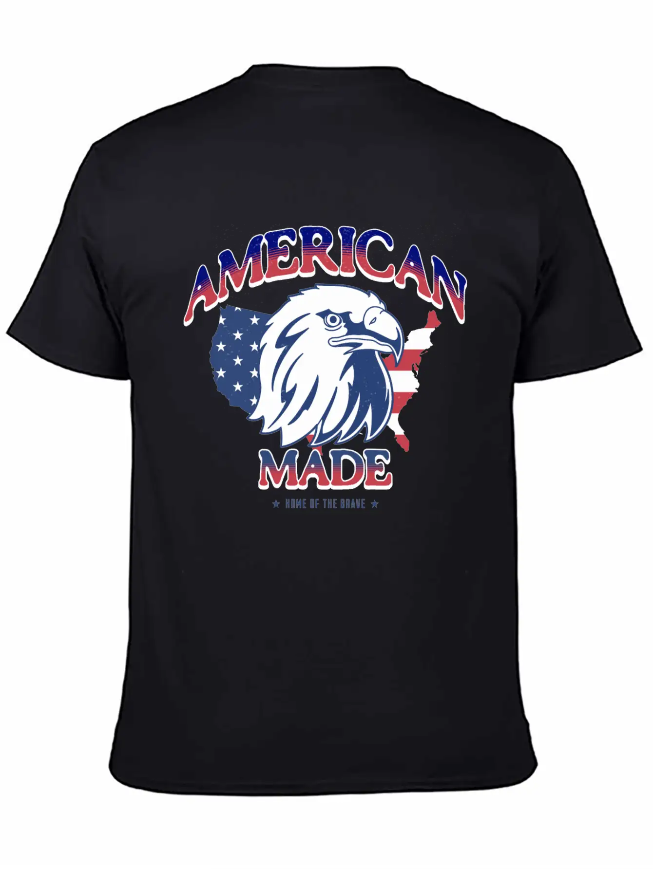 American Made HOME OF THE BRAVE Soft Cotton Short Sleeve Tee – Unisex Wardrobe Staple