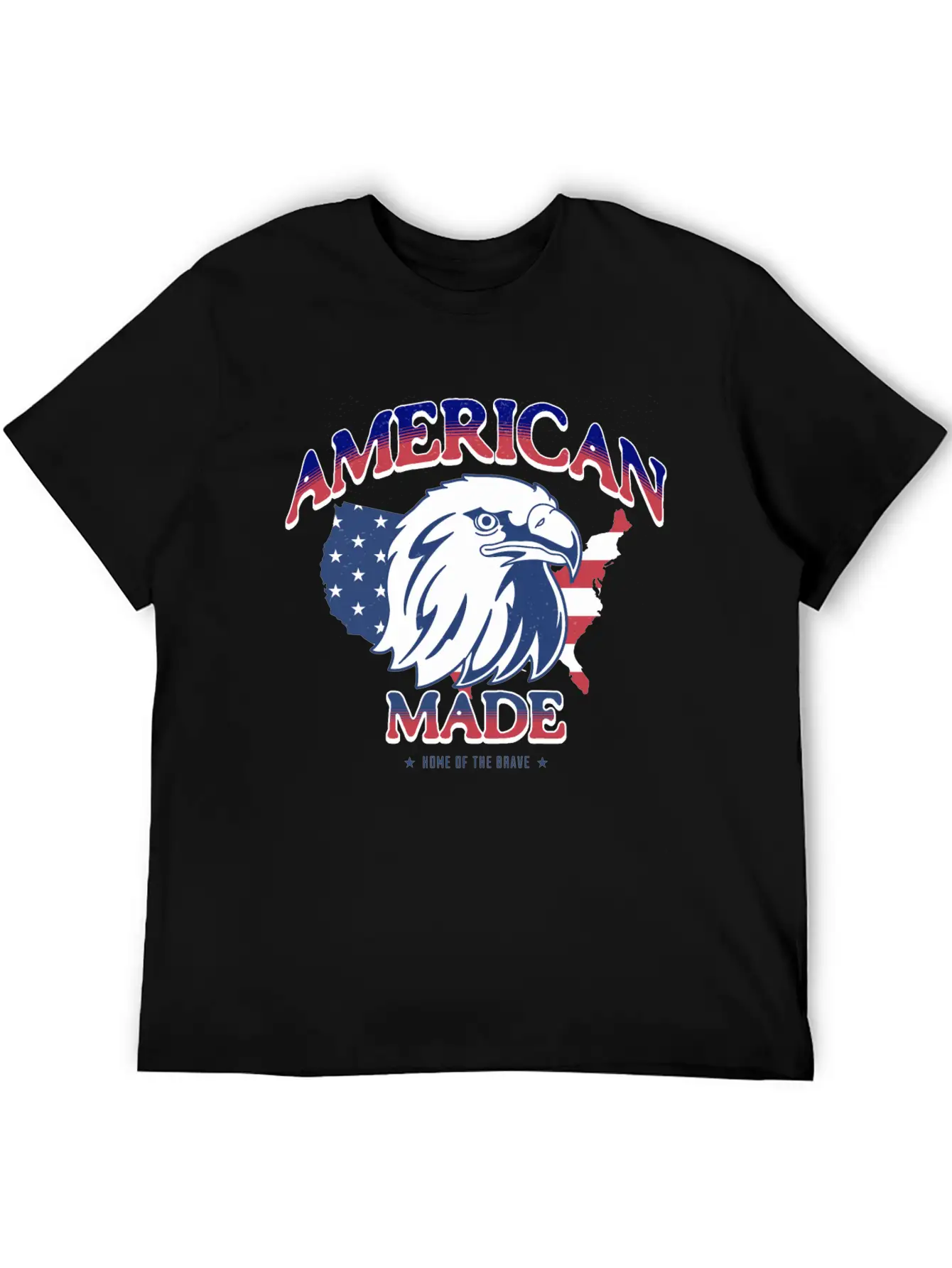 American Made HOME OF THE BRAVE Soft Cotton Short Sleeve Tee – Unisex Wardrobe Staple