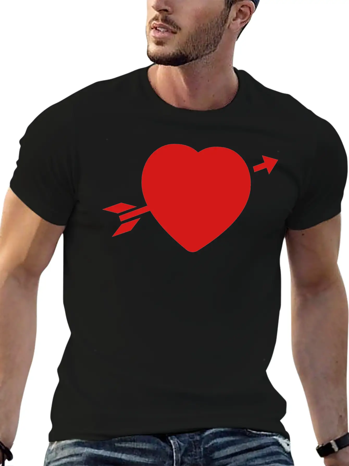 Amor_heart__f1 Unisex Casual T-Shirt – Clean Design For Daily Comfort