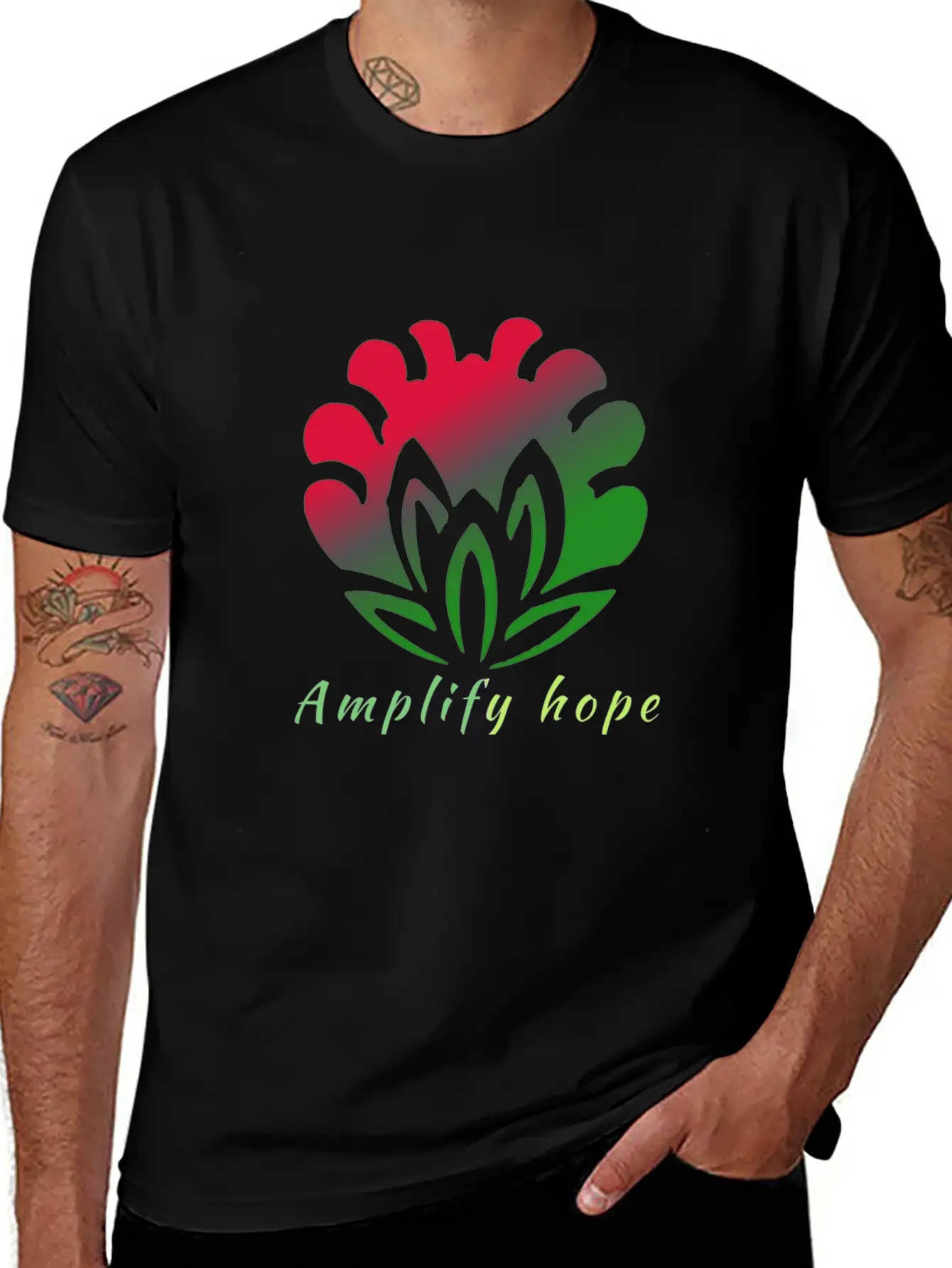 Amplify Hope Modern Fit Casual T-Shirt – Clean And Versatile Design