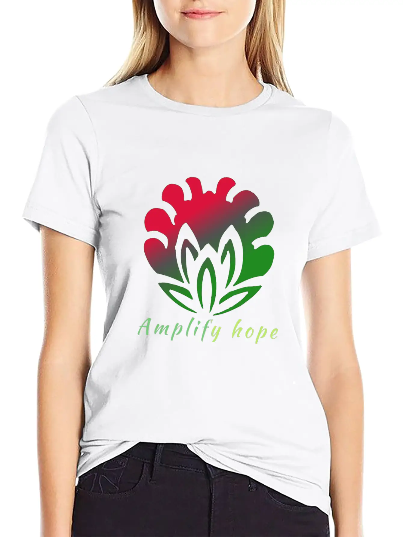 Amplify Hope Modern Fit Casual T-Shirt – Clean And Versatile Design