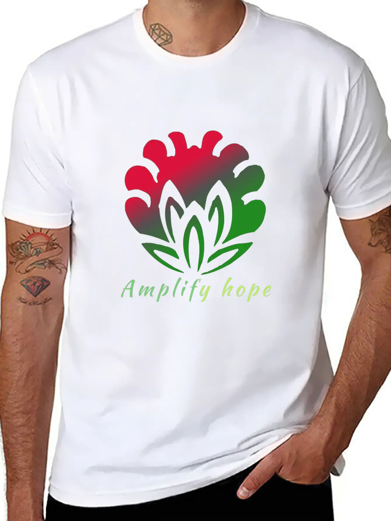 Amplify Hope Modern Fit Casual T-Shirt – Clean And Versatile Design