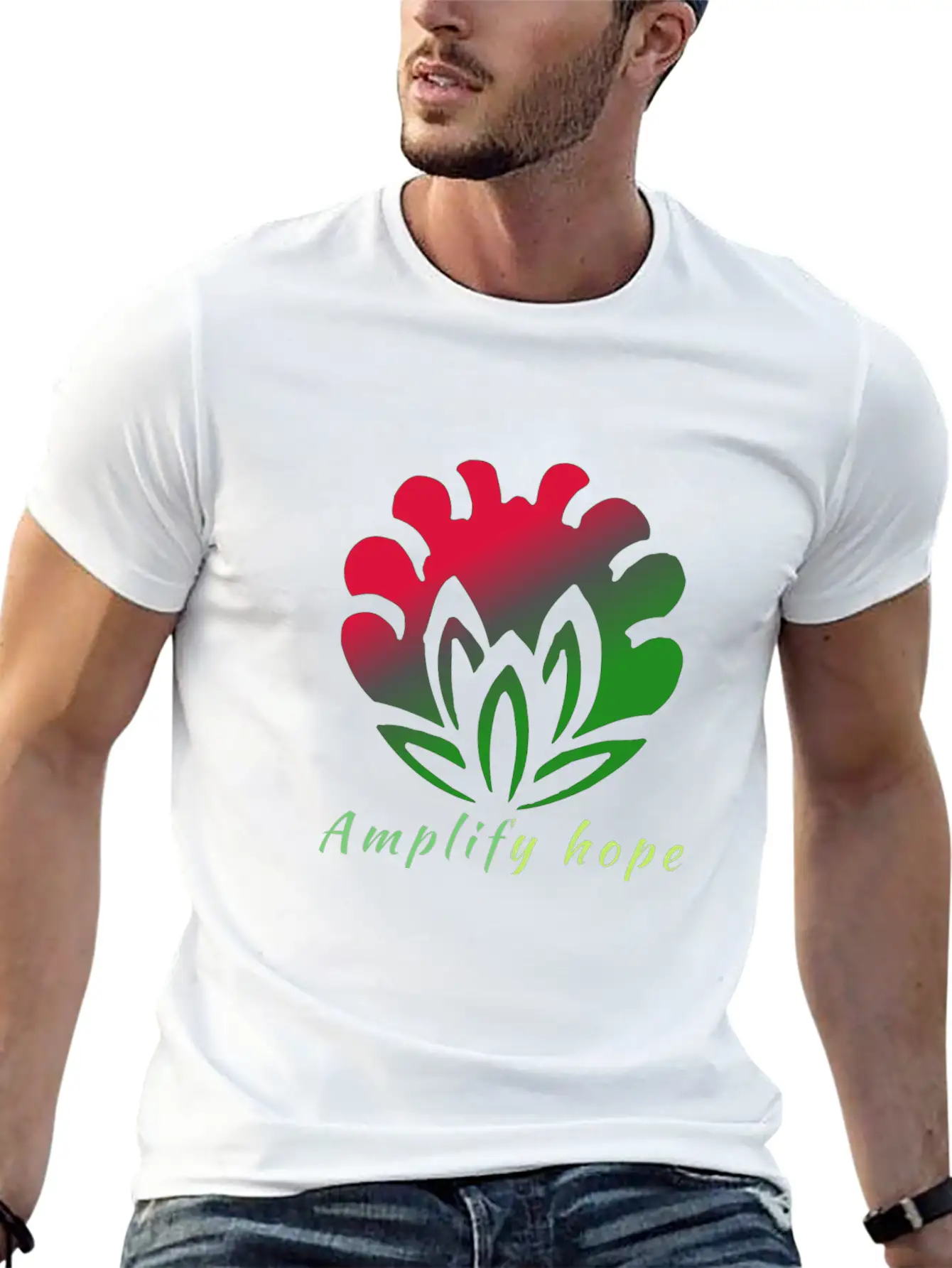 Amplify Hope Modern Fit Casual T-Shirt – Clean And Versatile Design