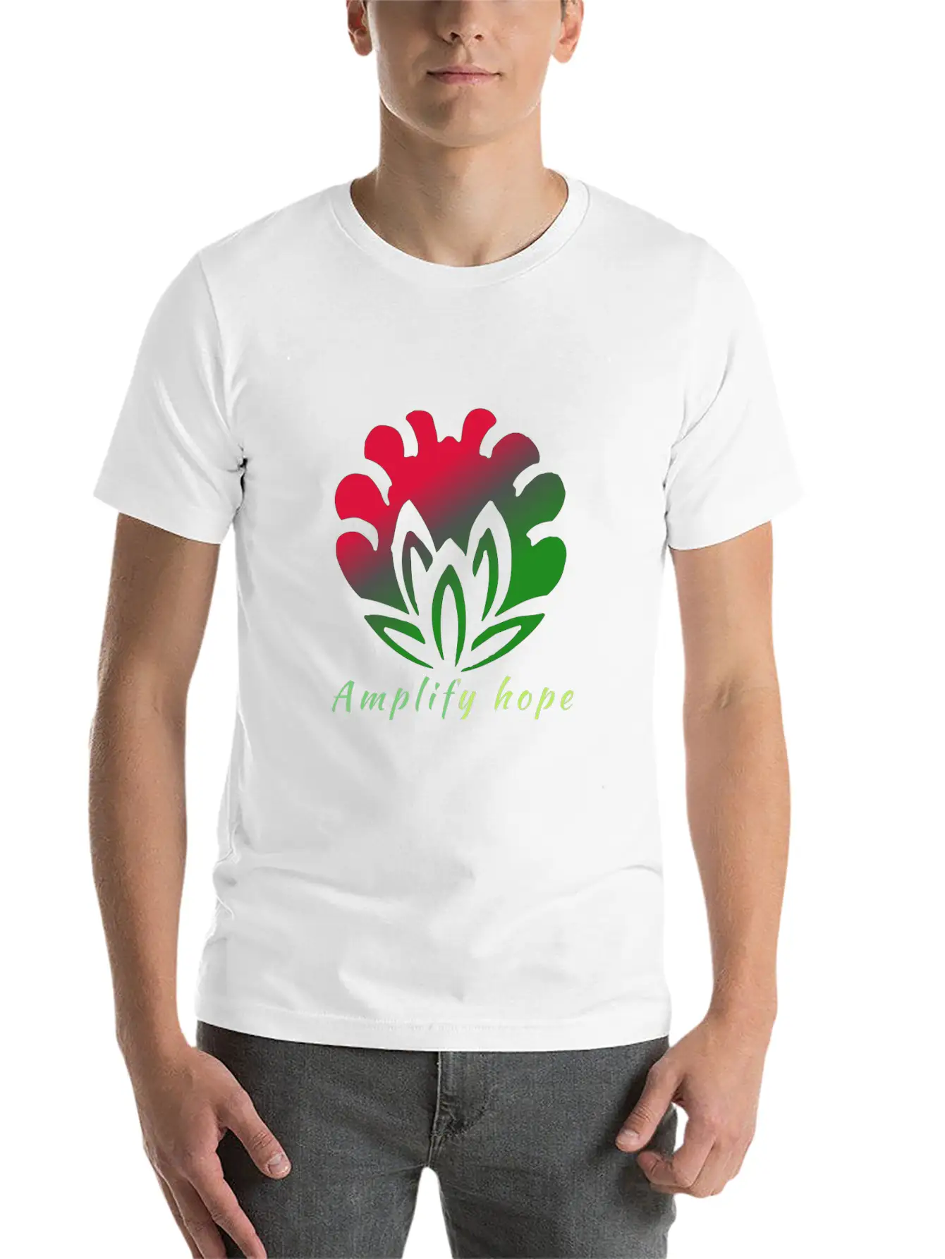 Amplify Hope Modern Fit Casual T-Shirt – Clean And Versatile Design