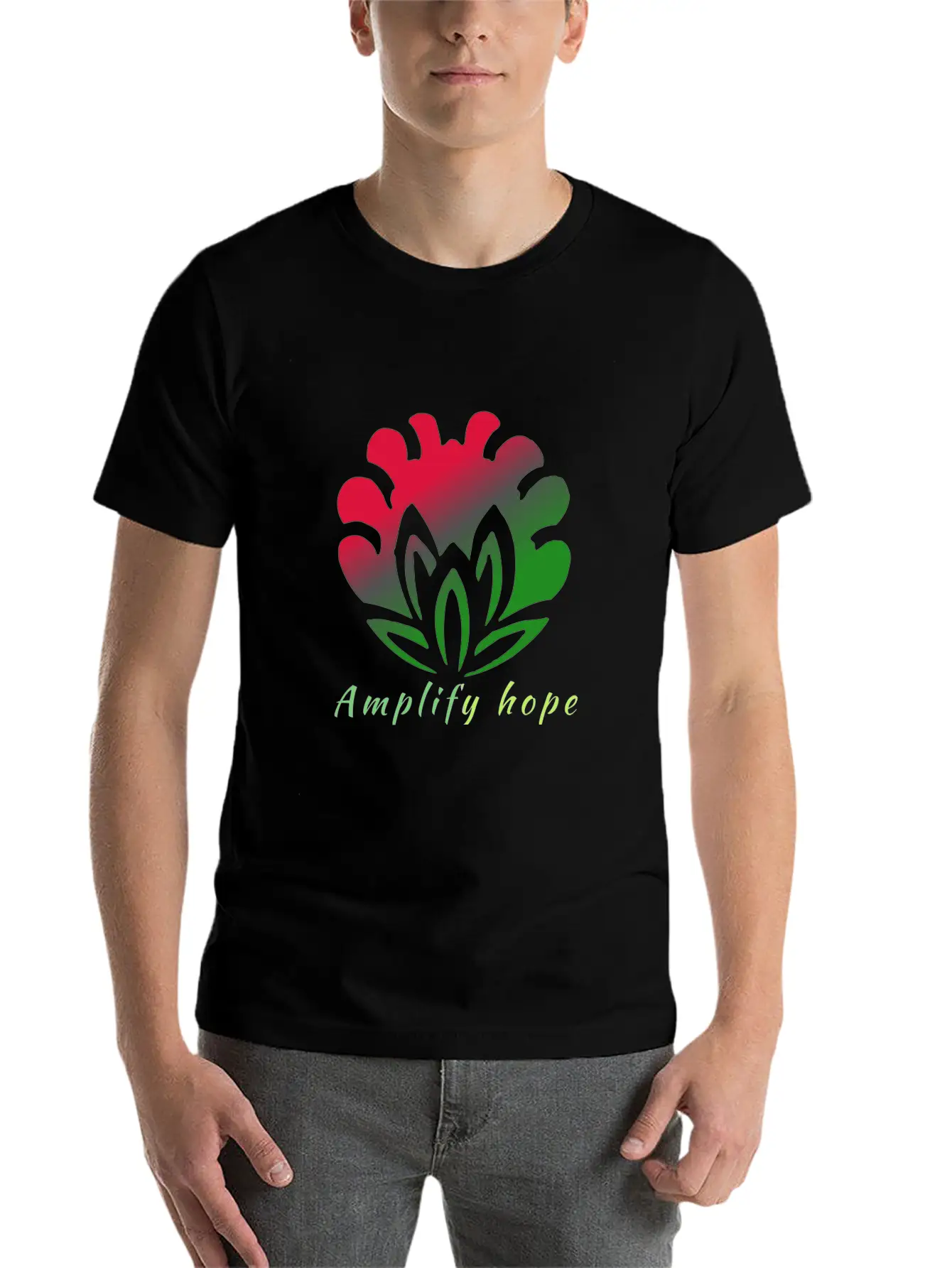 Amplify Hope Modern Fit Casual T-Shirt – Clean And Versatile Design