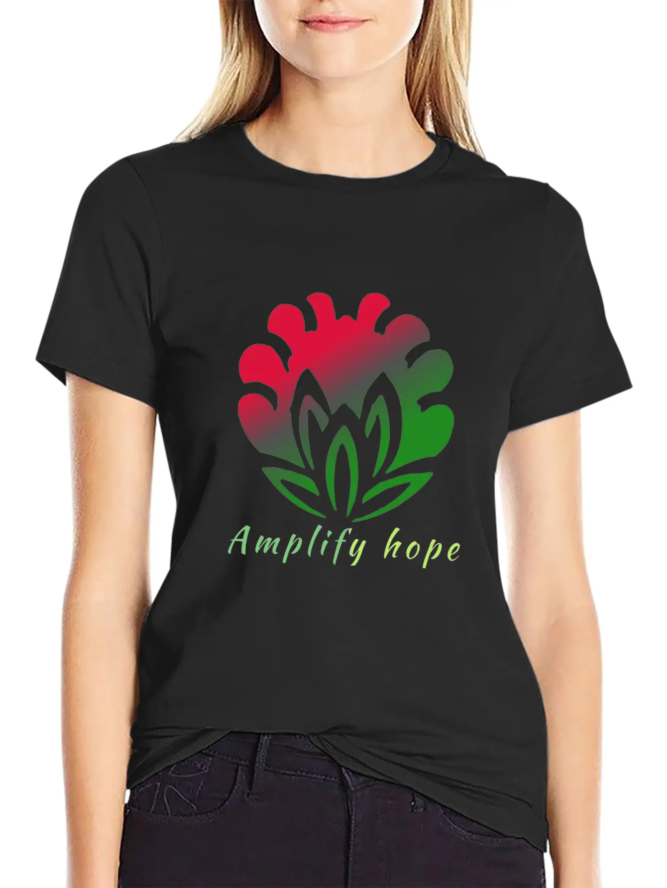 Amplify Hope Modern Fit Casual T-Shirt – Clean And Versatile Design
