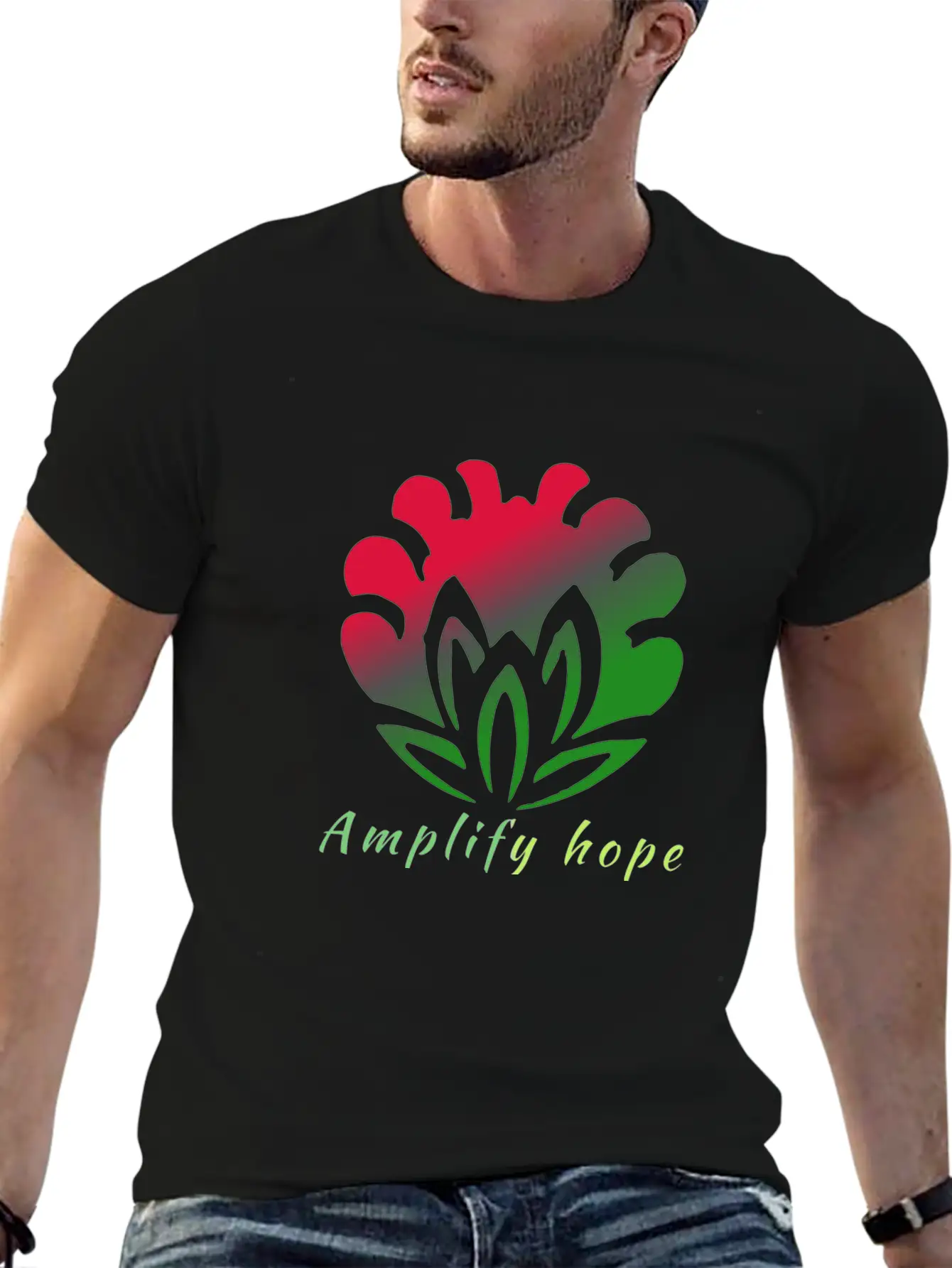 Amplify Hope Modern Fit Casual T-Shirt – Clean And Versatile Design