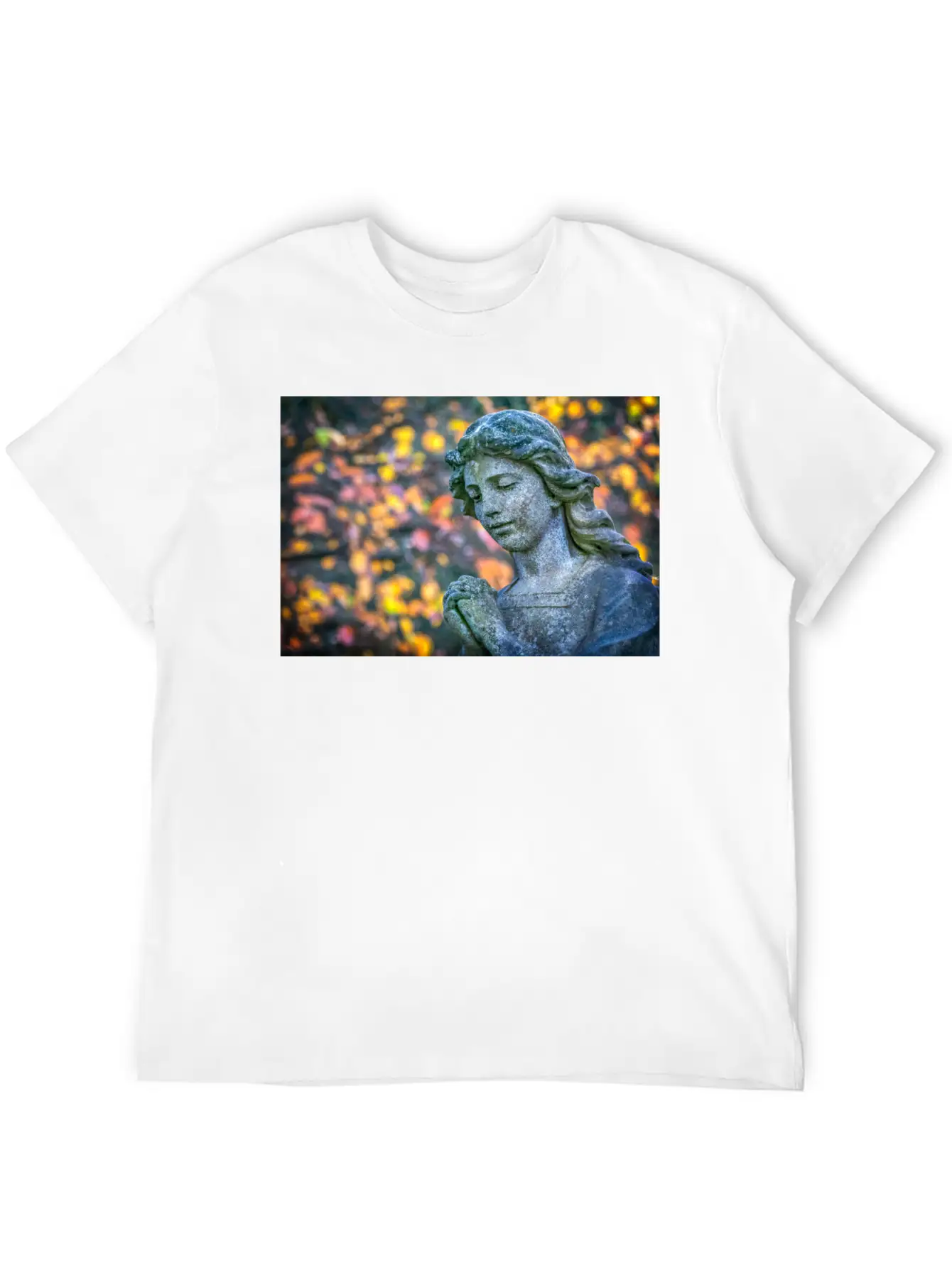 An Angel In Autumn Unisex Casual T-Shirt ��� Clean Design For Daily Comfort