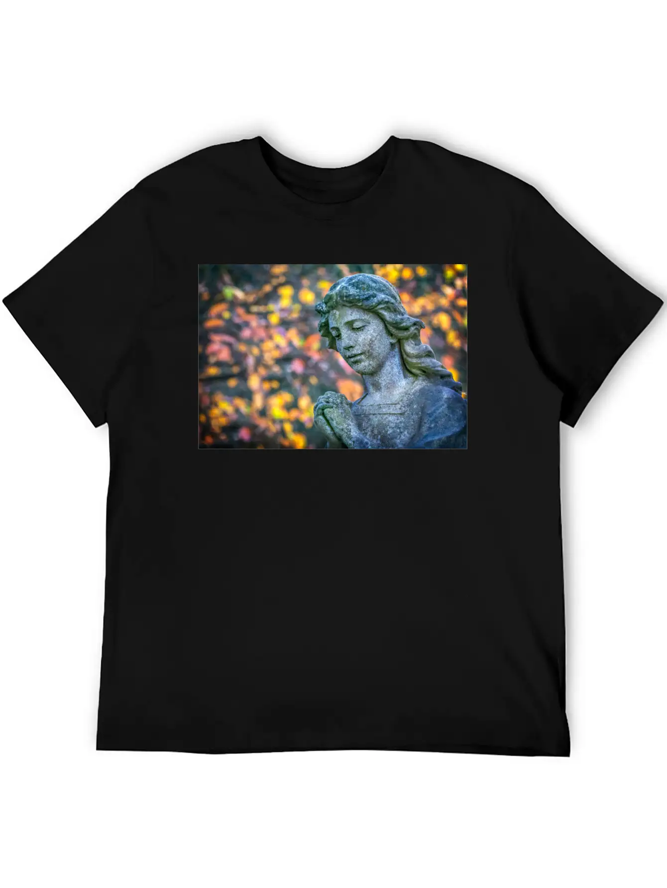 An Angel In Autumn Unisex Casual T-Shirt ��� Clean Design For Daily Comfort